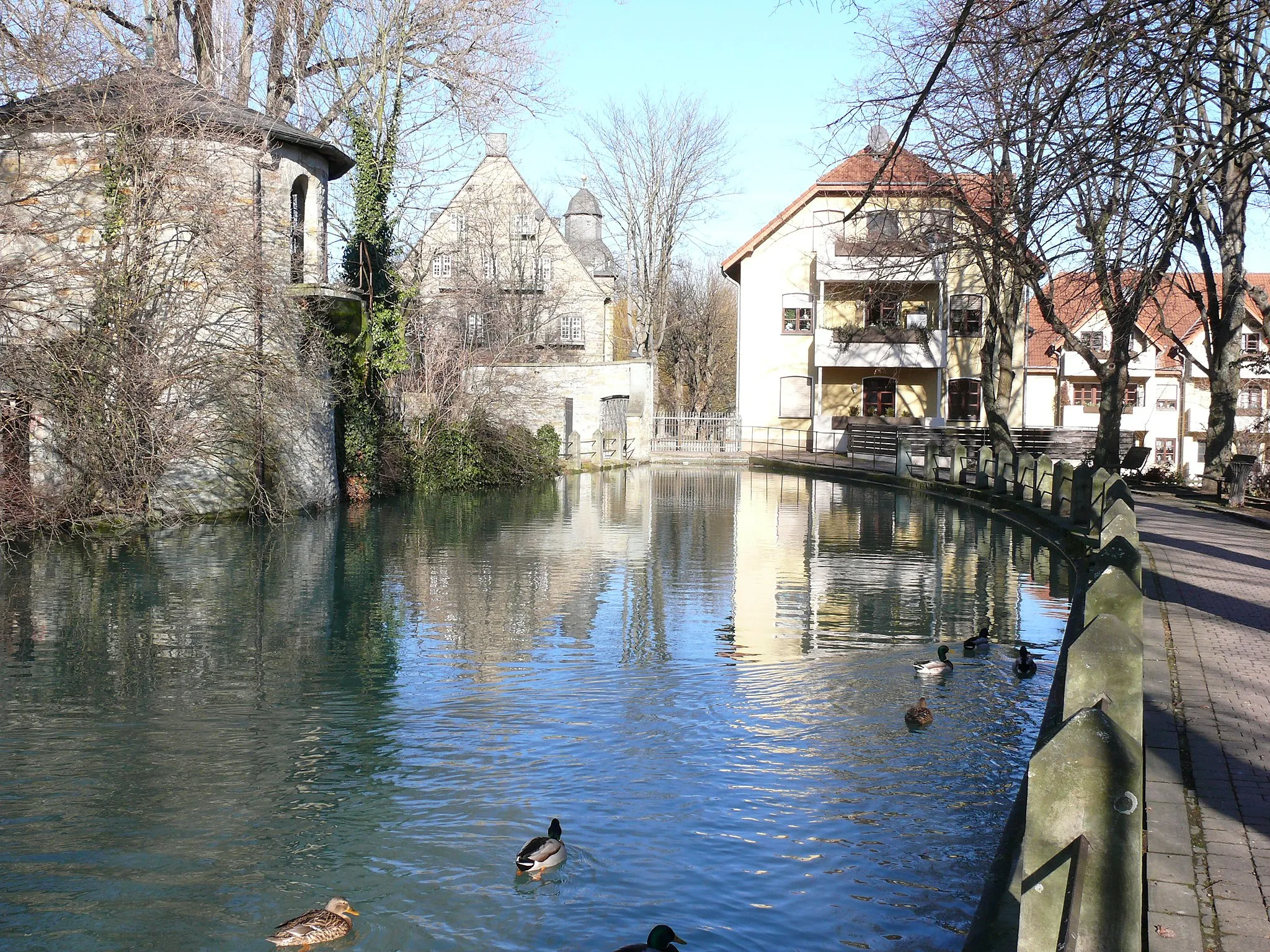 Photo showing: Am Schloss Erwitte