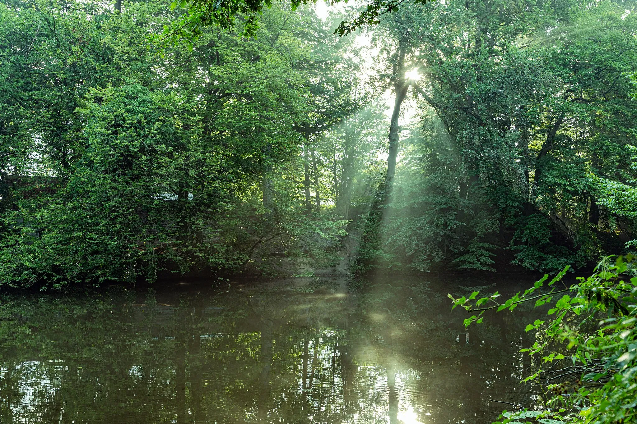 Photo showing: Werse in Münster, North Rhine-Westphalia, Germany