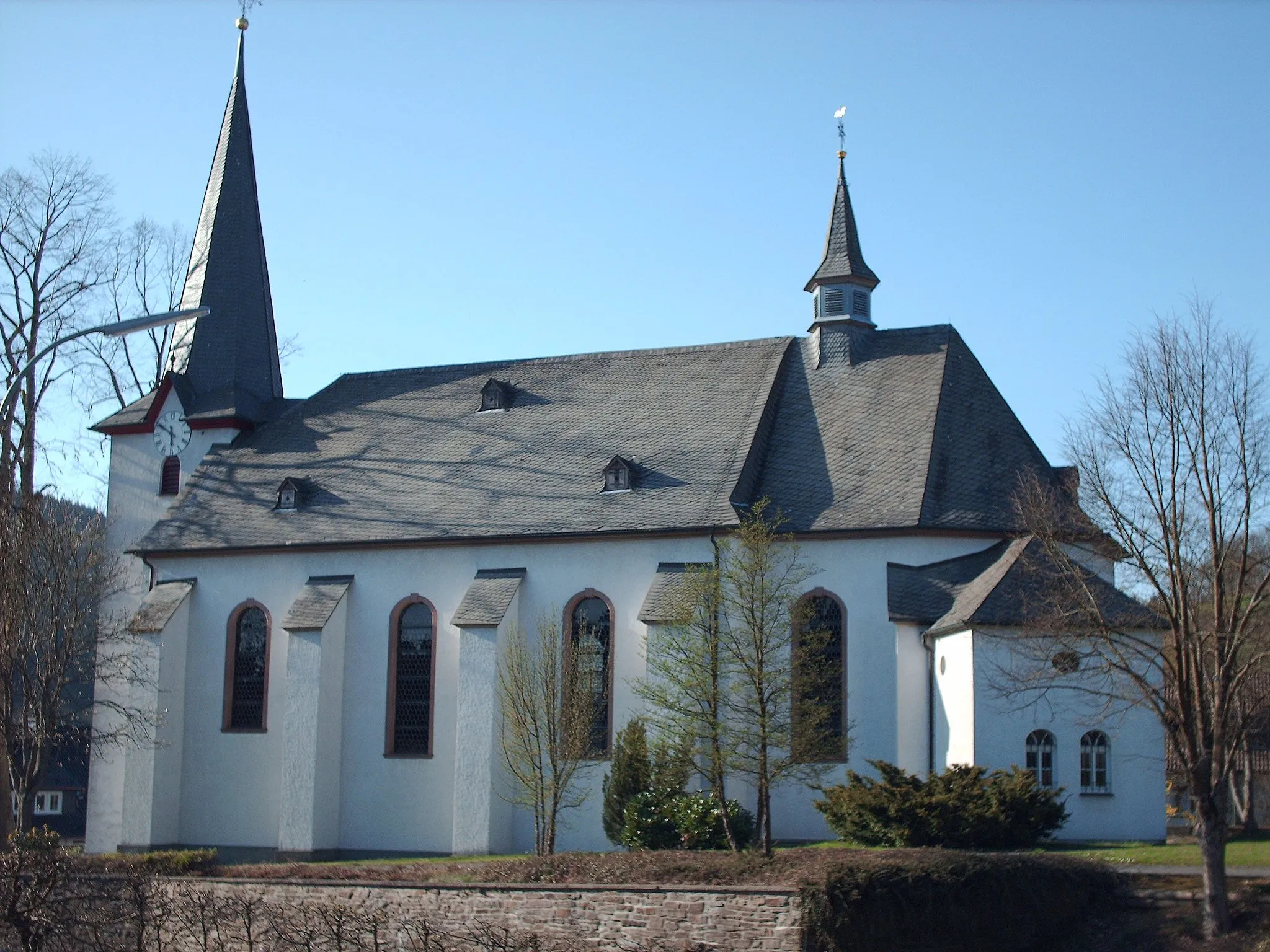 Photo showing: St. Katharina’s church Heinsberg, Kirchhundem, Germany
