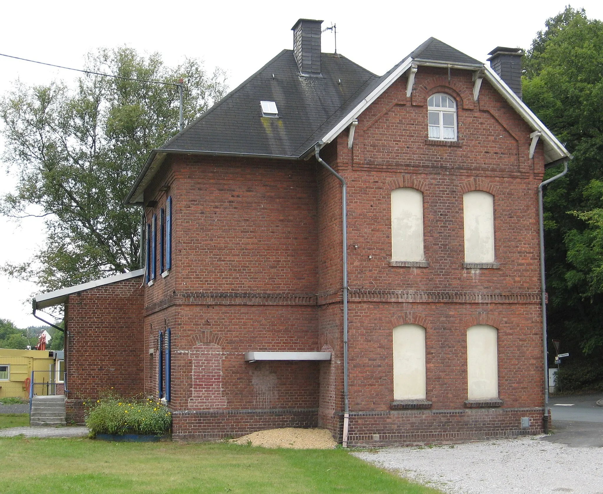 Photo showing: Alter Bahnhof der Freien Grunder Eisenbahn in Wilden (Wilnsdorf).