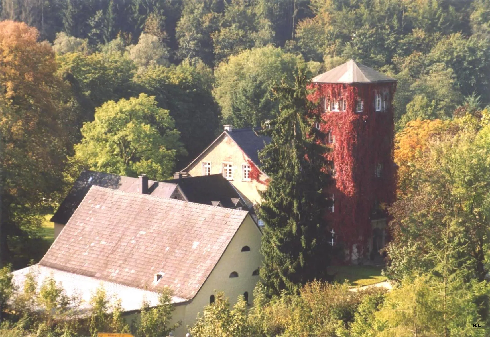 Photo showing: Haus Bamenohl, Ansicht vom Krähenberg