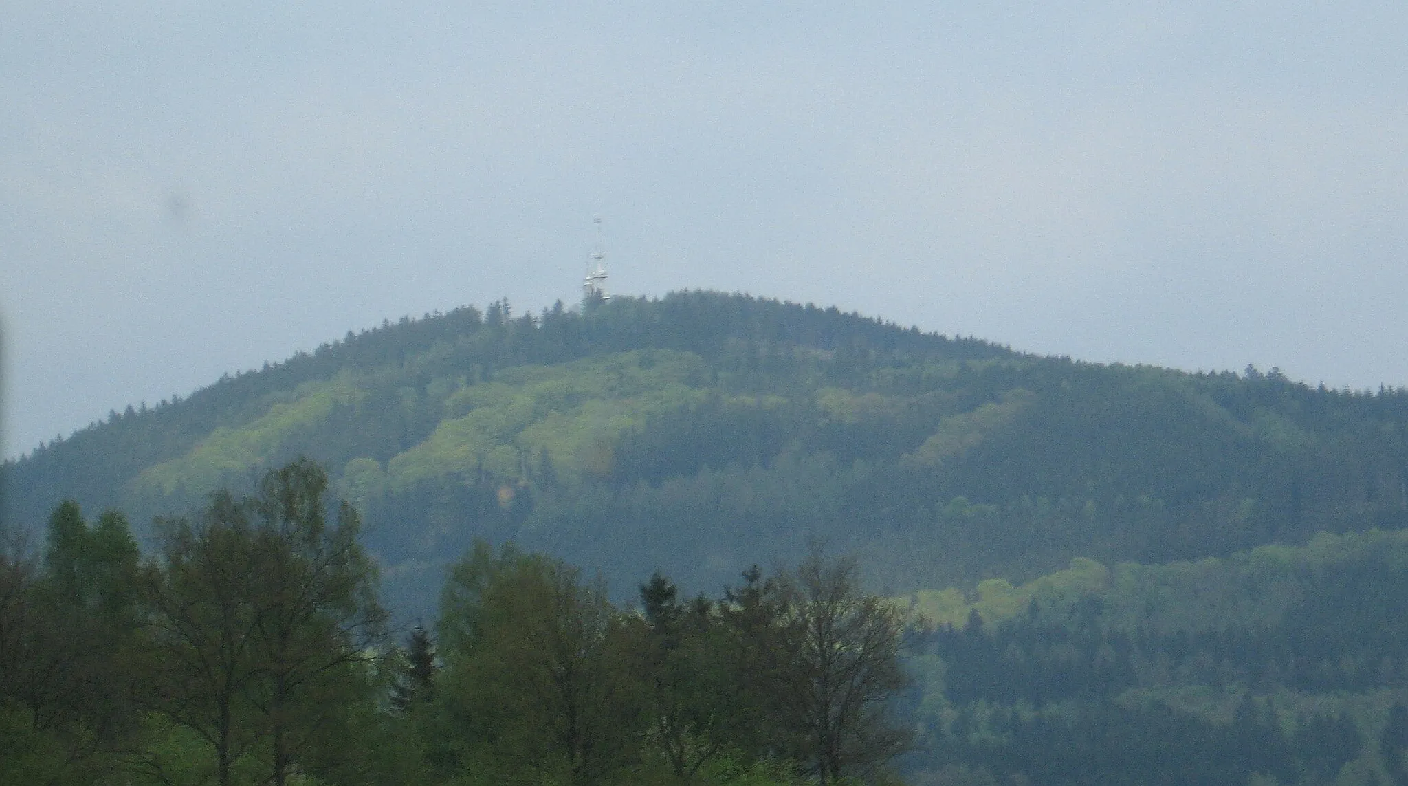 Photo showing: Der Kindelsberg von der HTS aus gesehen.