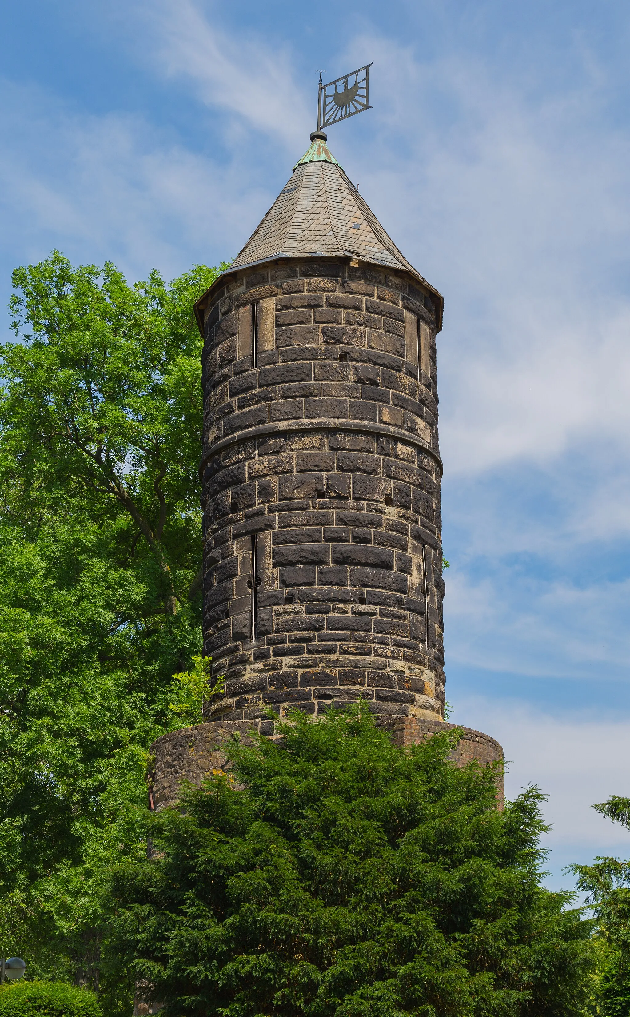 Photo showing: Stone Tower (Steinerner Turm) at Ardey Street (Ardeystraße) in Dortmund, North Rhine-Westphalia, Germany.