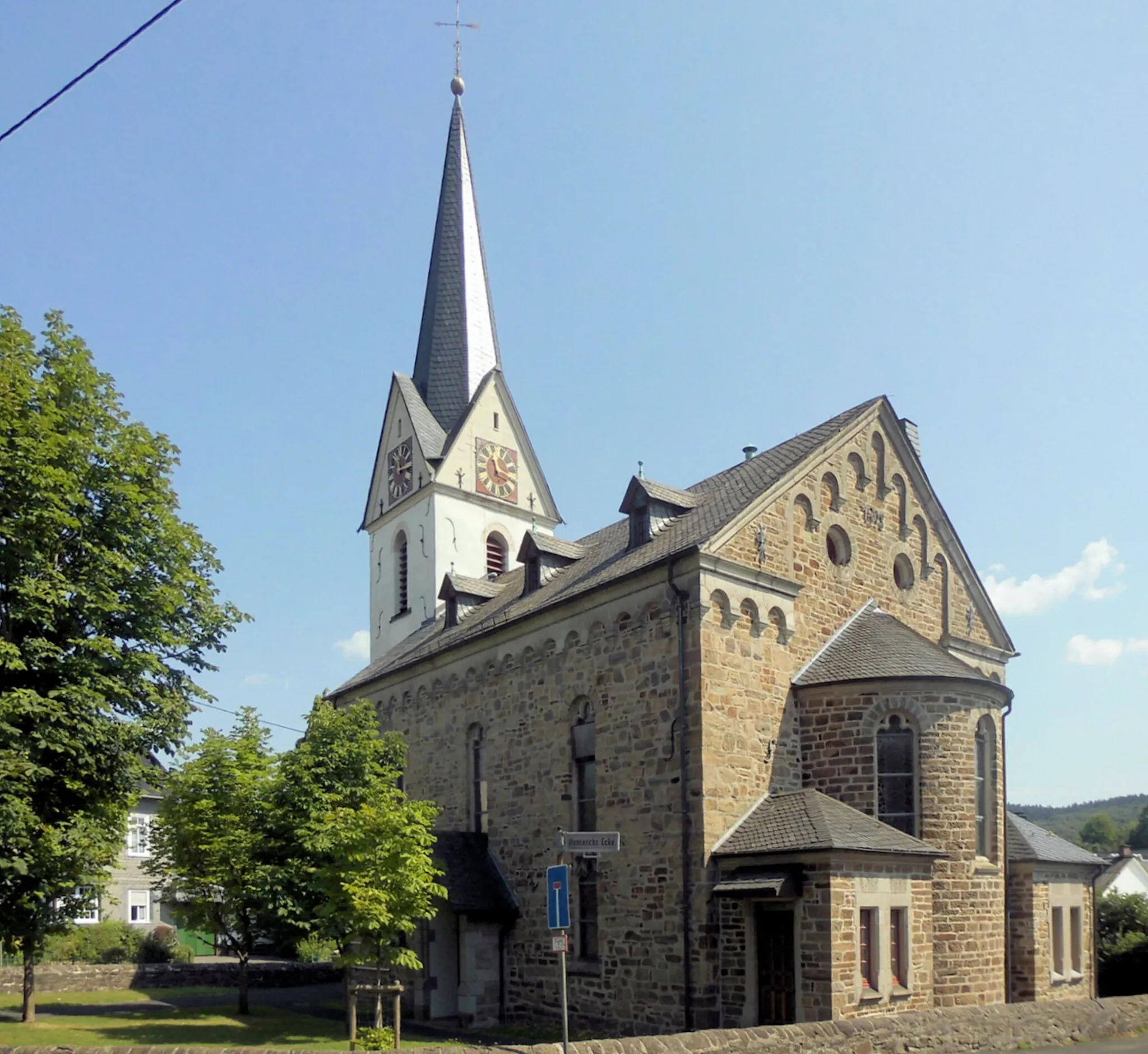 Photo showing: Evangelische Kirche in Müsen, Stadt Hilchenbach