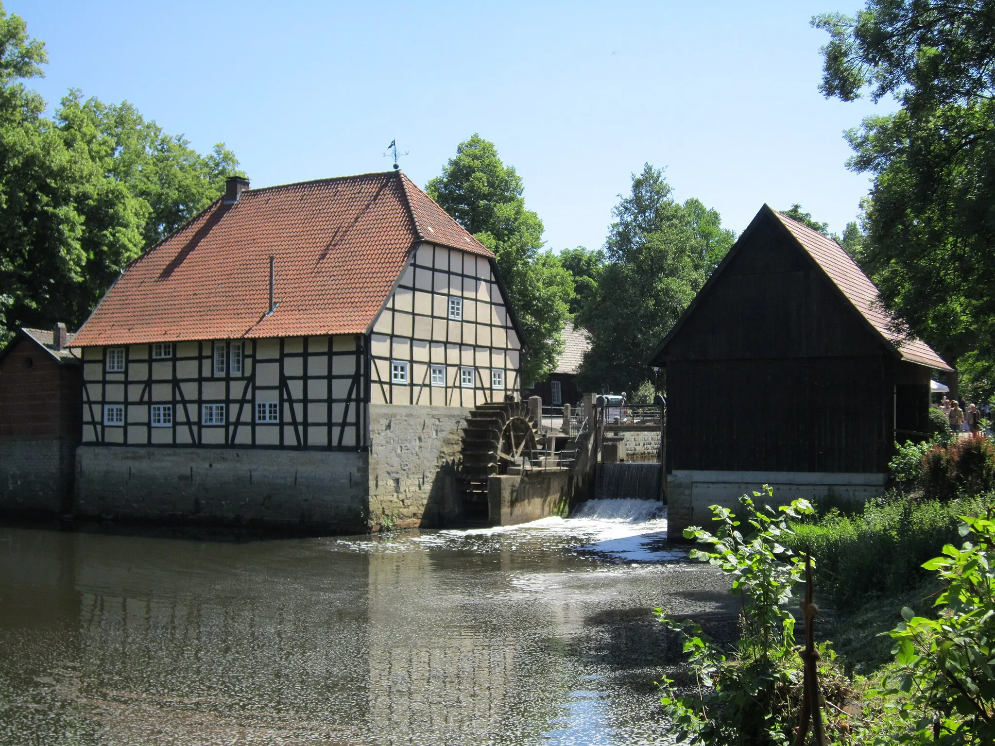 Photo showing: Wassermühle beim Schloss Rheda