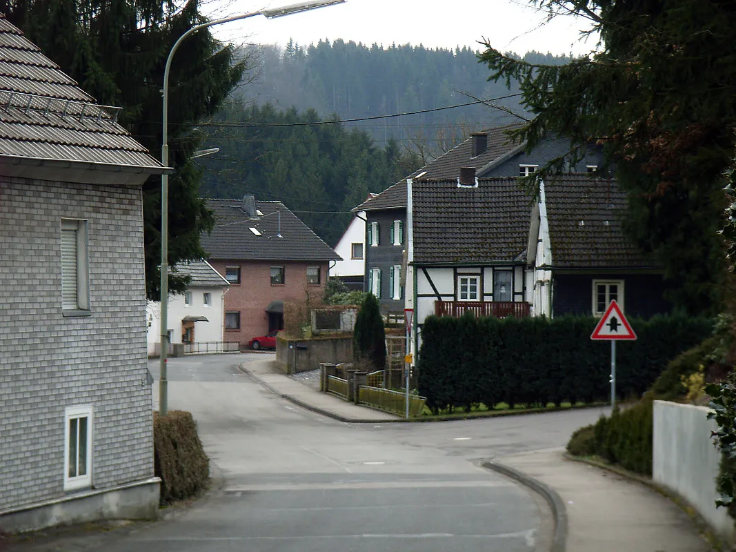 Photo showing: view of Flaberg, district of Gummersbach, North Rhine-Westphalia, Germany