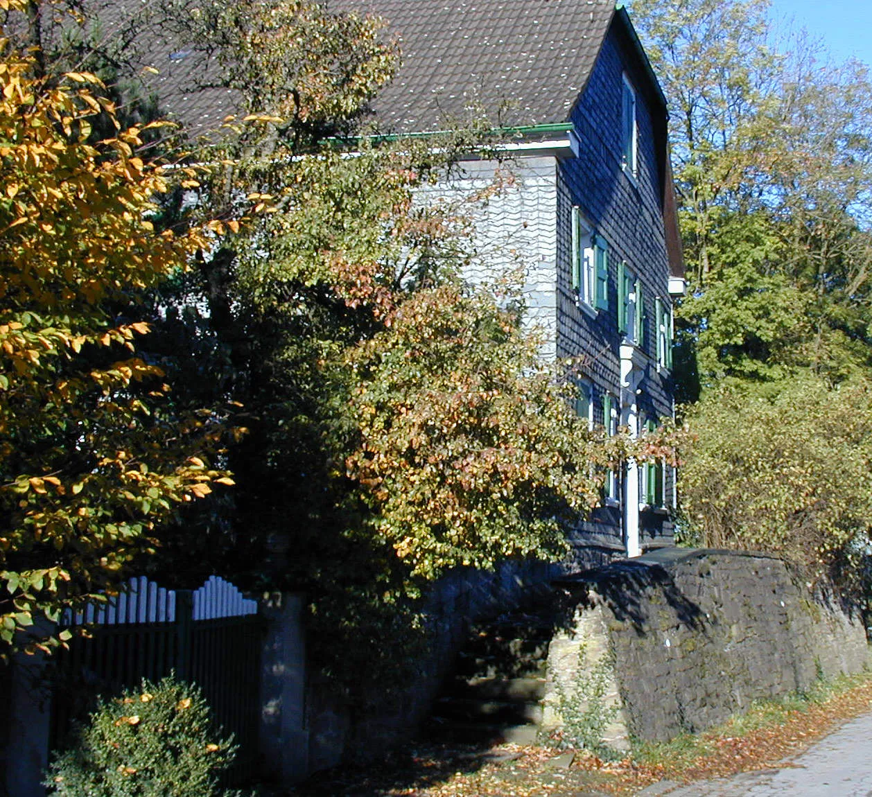 Photo showing: Gut Oberleveringhausen in Hiddinghausen (heute Sprockhövel), Geburtshaus von Mathilde Franziska Anneke