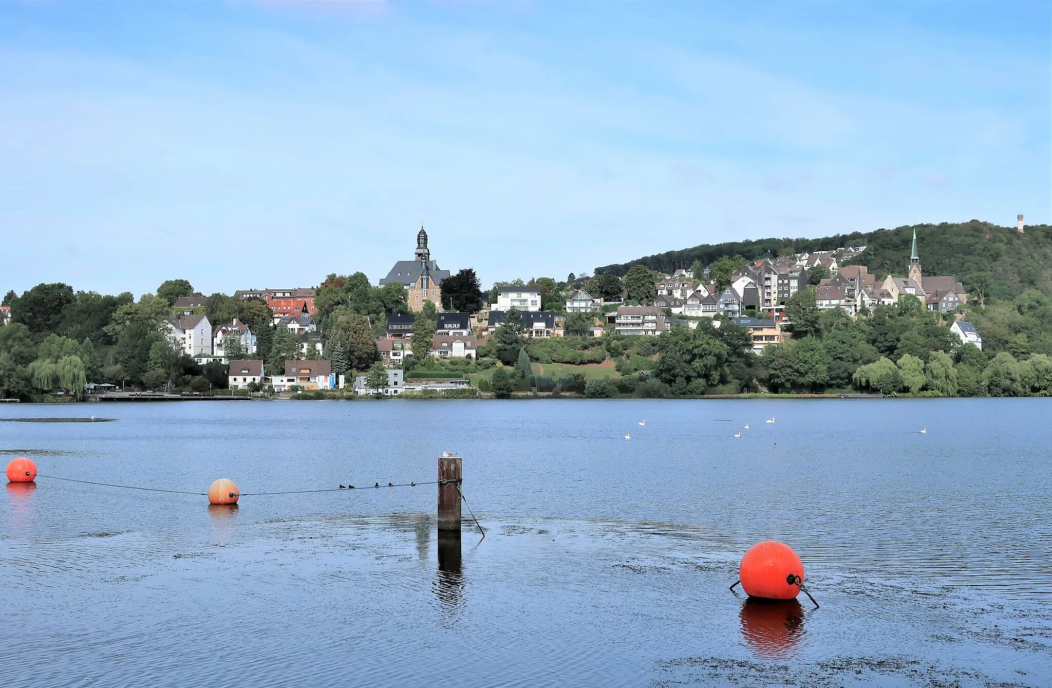 Photo showing: Blick über den Harkortsee auf Alt-Wetter und Freiheit Wetter.