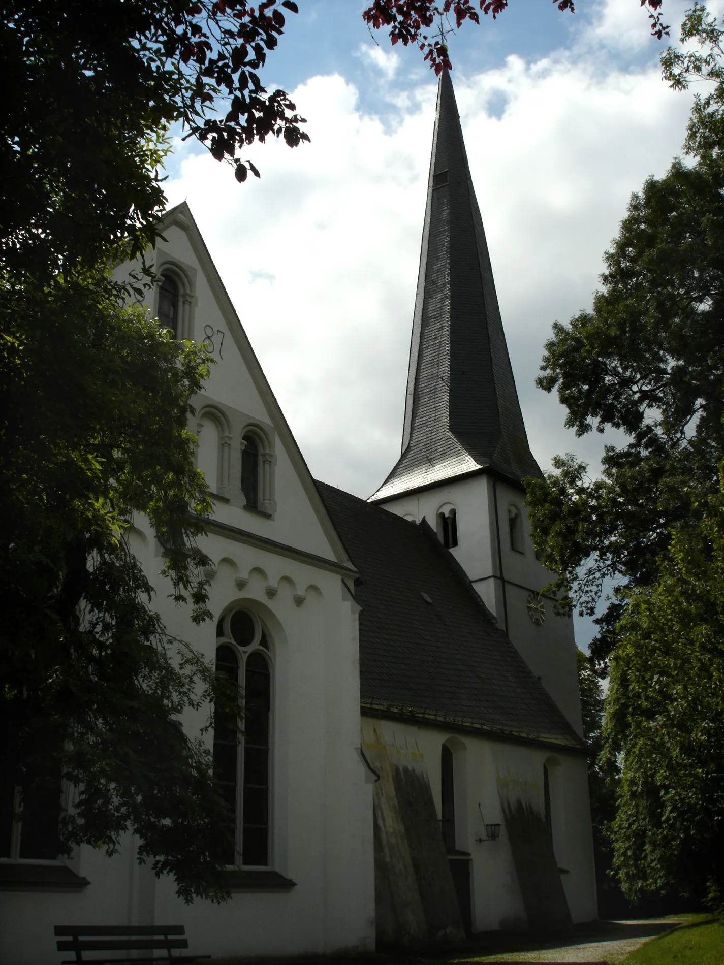Photo showing: Ev. ref. church Ferndorf, Kreuztal, Germany.