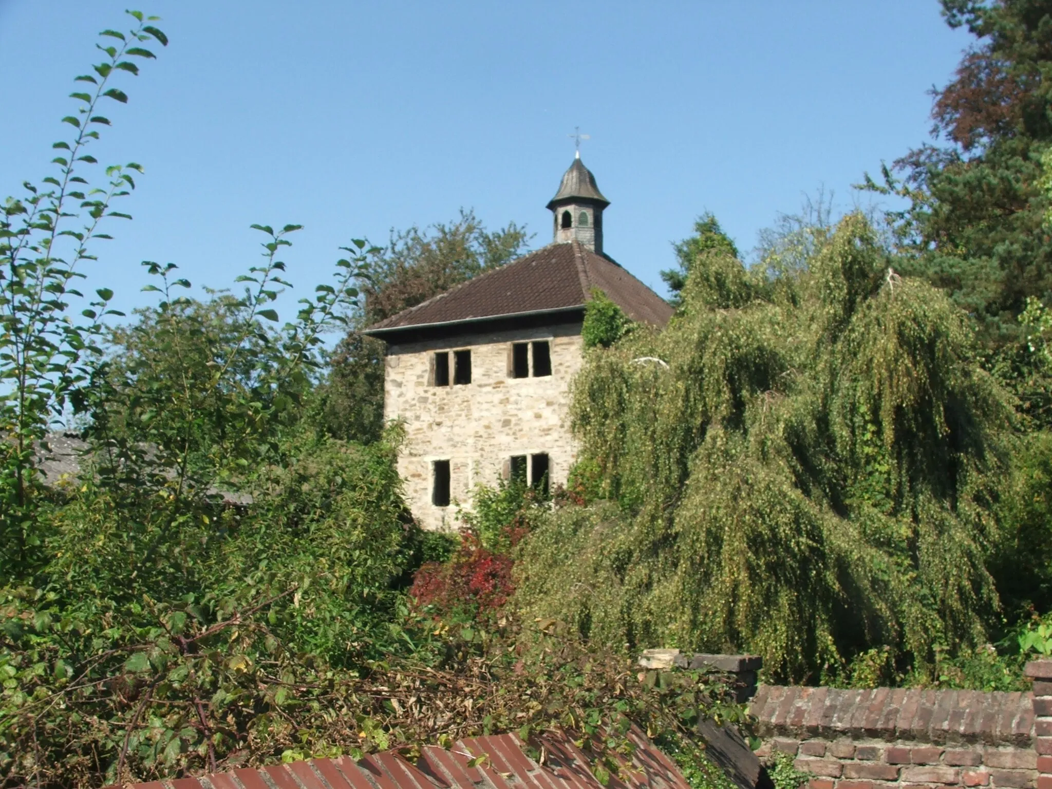 Photo showing: Wohnturm bei Haus Schoppe, Fröndenberg-Langschede, Germany