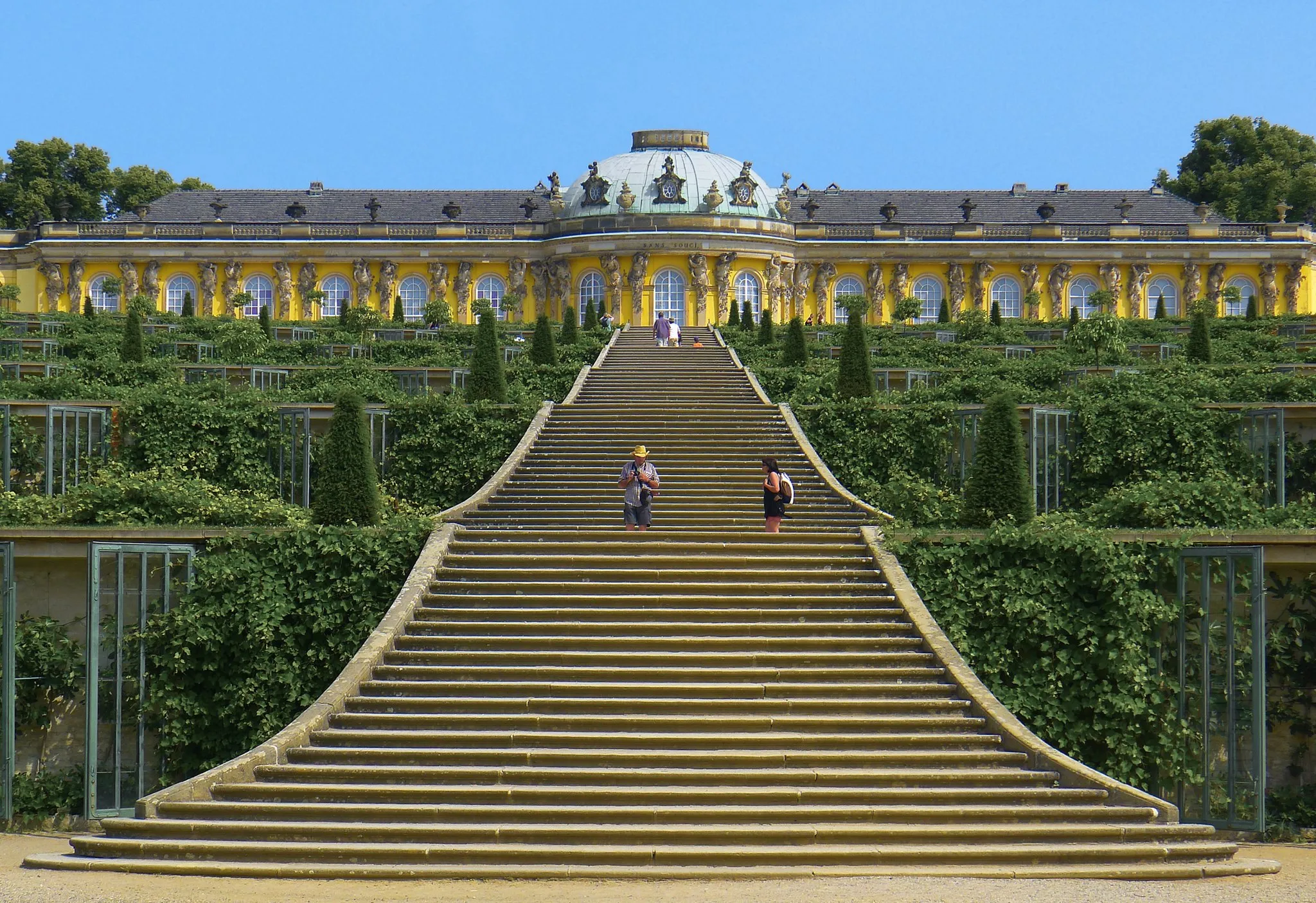 Photo showing: Schloss Sanssouci - Potsdam