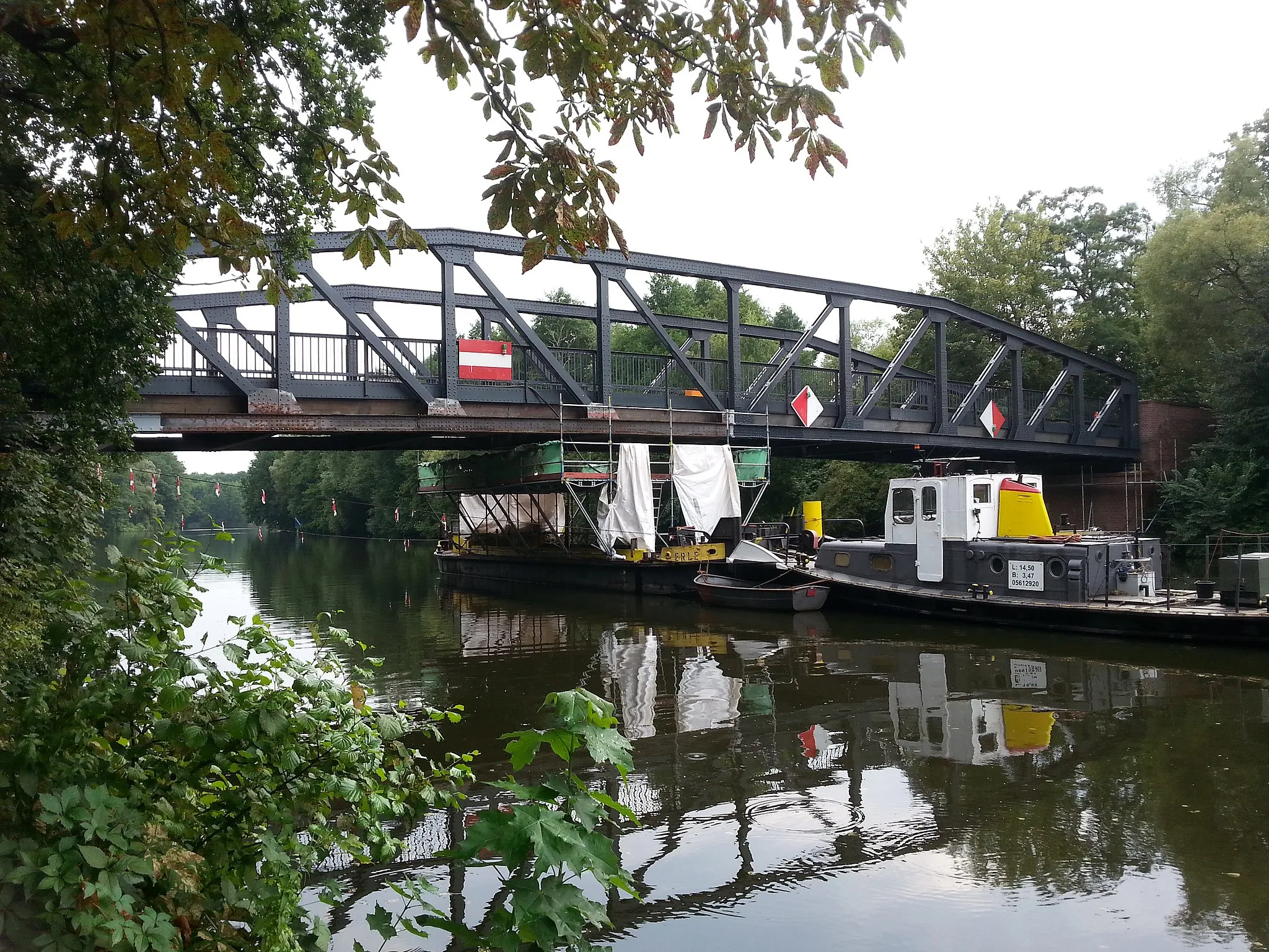 Photo showing: Die Bindower Dahmebrücke