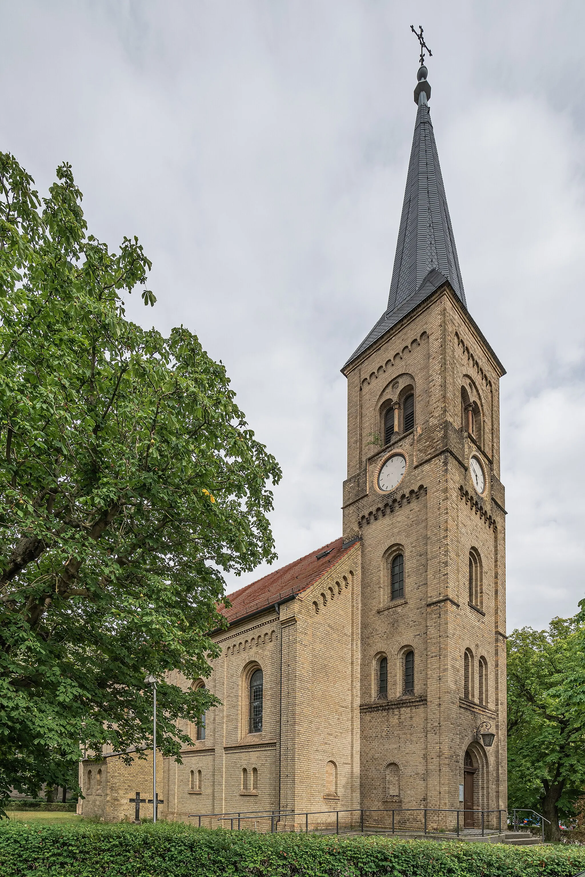 Photo showing: Village church in Mühlenbeck, Brandenburg, Germany