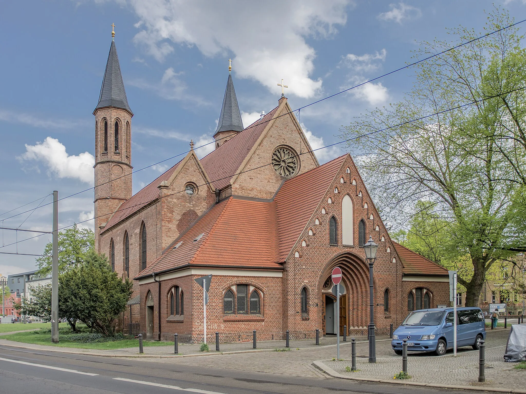 Photo showing: Old Parish Church Pankow "The Four Evangelists"