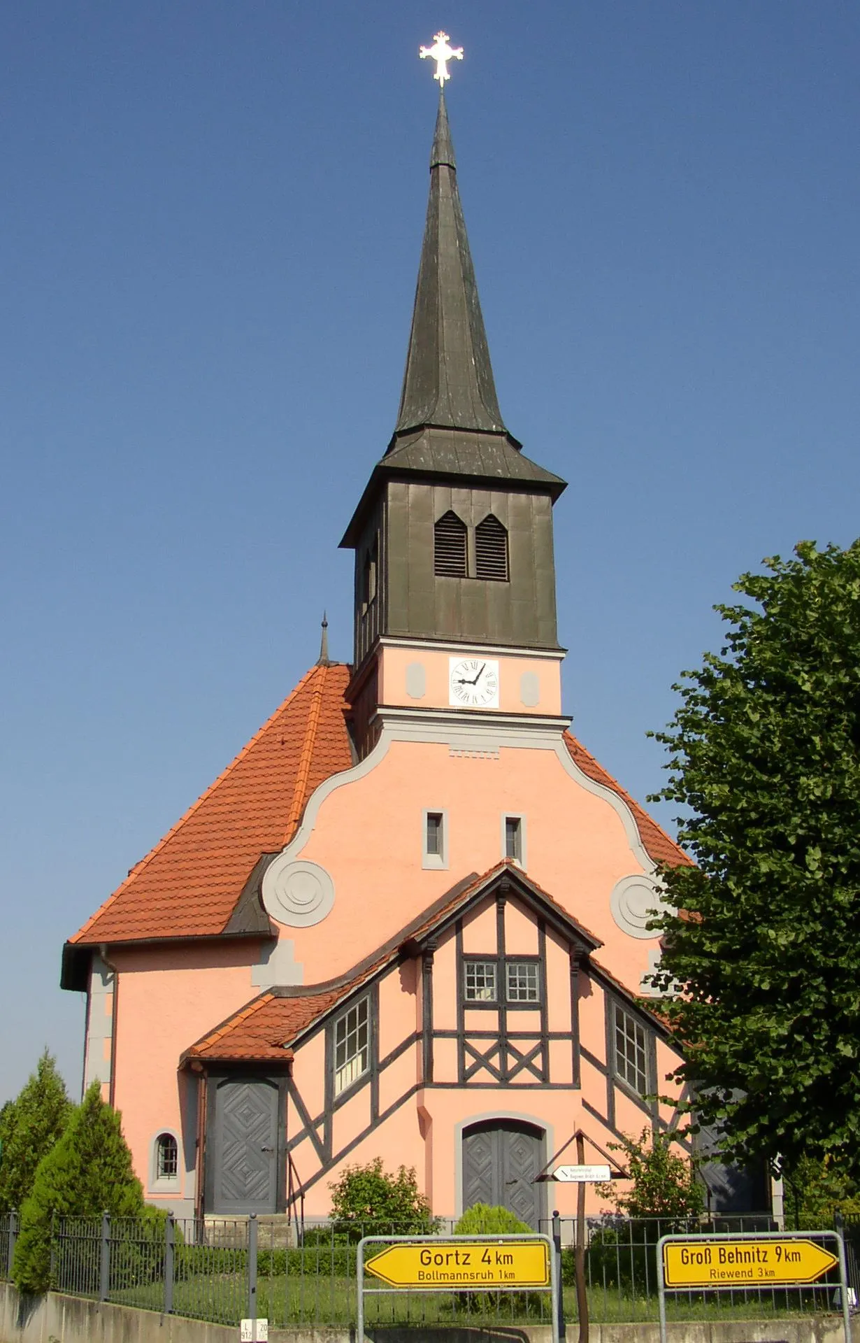Photo showing: Church in Päwesin-Bagow in Brandenburg, Germany