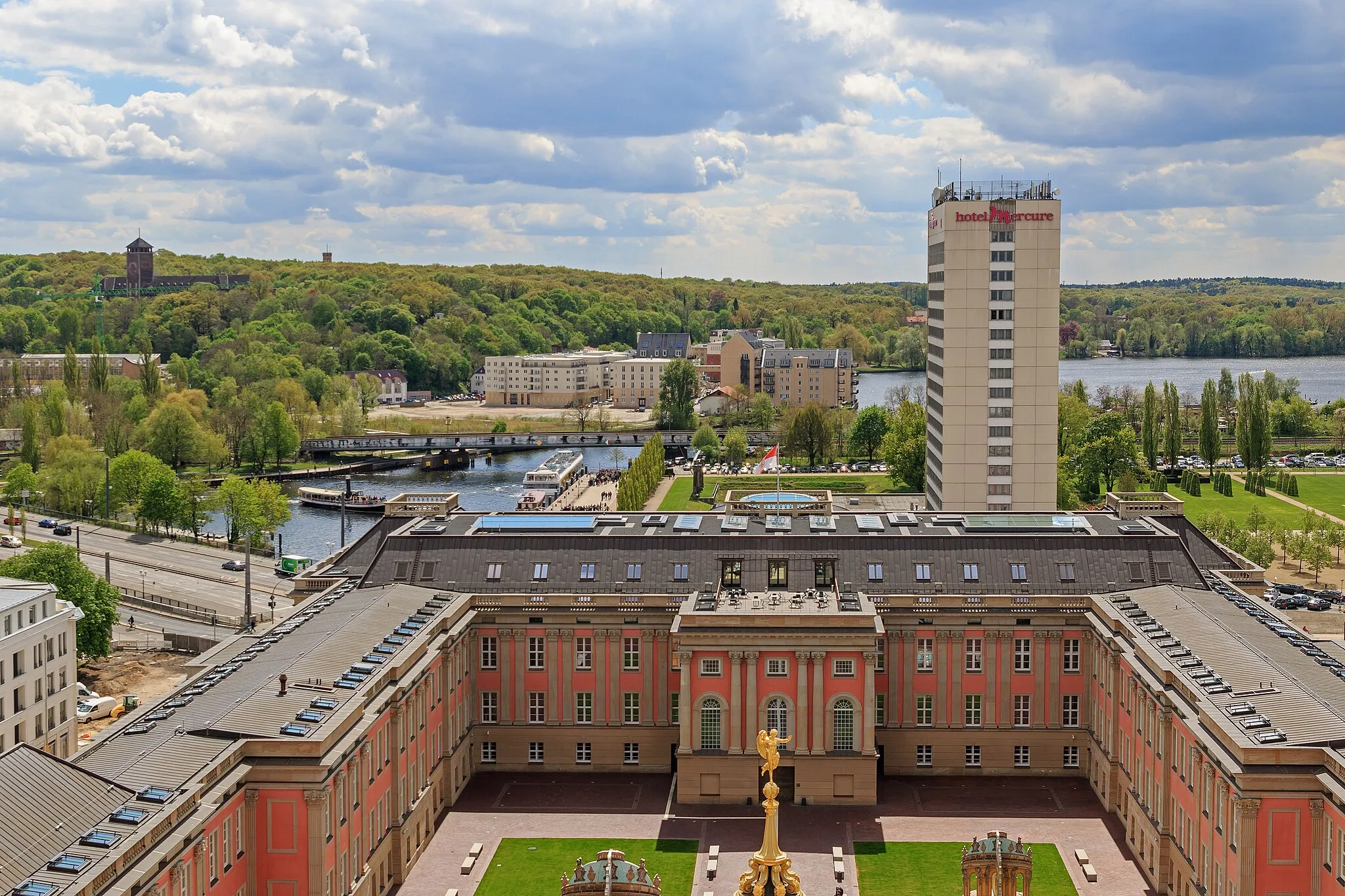 Photo showing: View from St. Nicholas Church in Potsdam