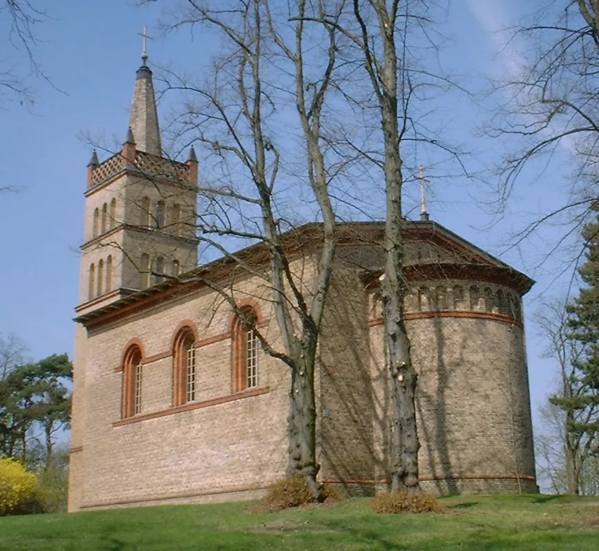 Photo showing: Church in Werder-Petzow in Brandenburg, Germany