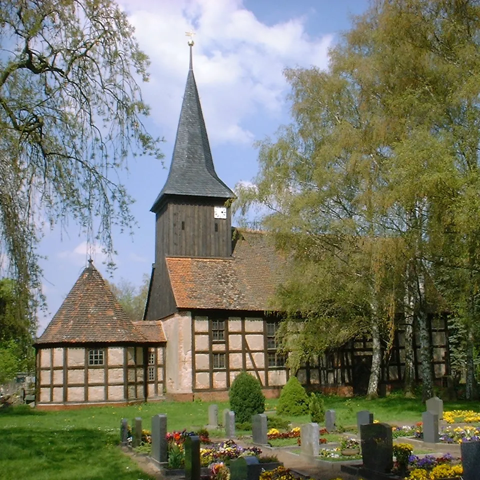 Photo showing: Church in Nauen-Markee in Brandenburg, Germany