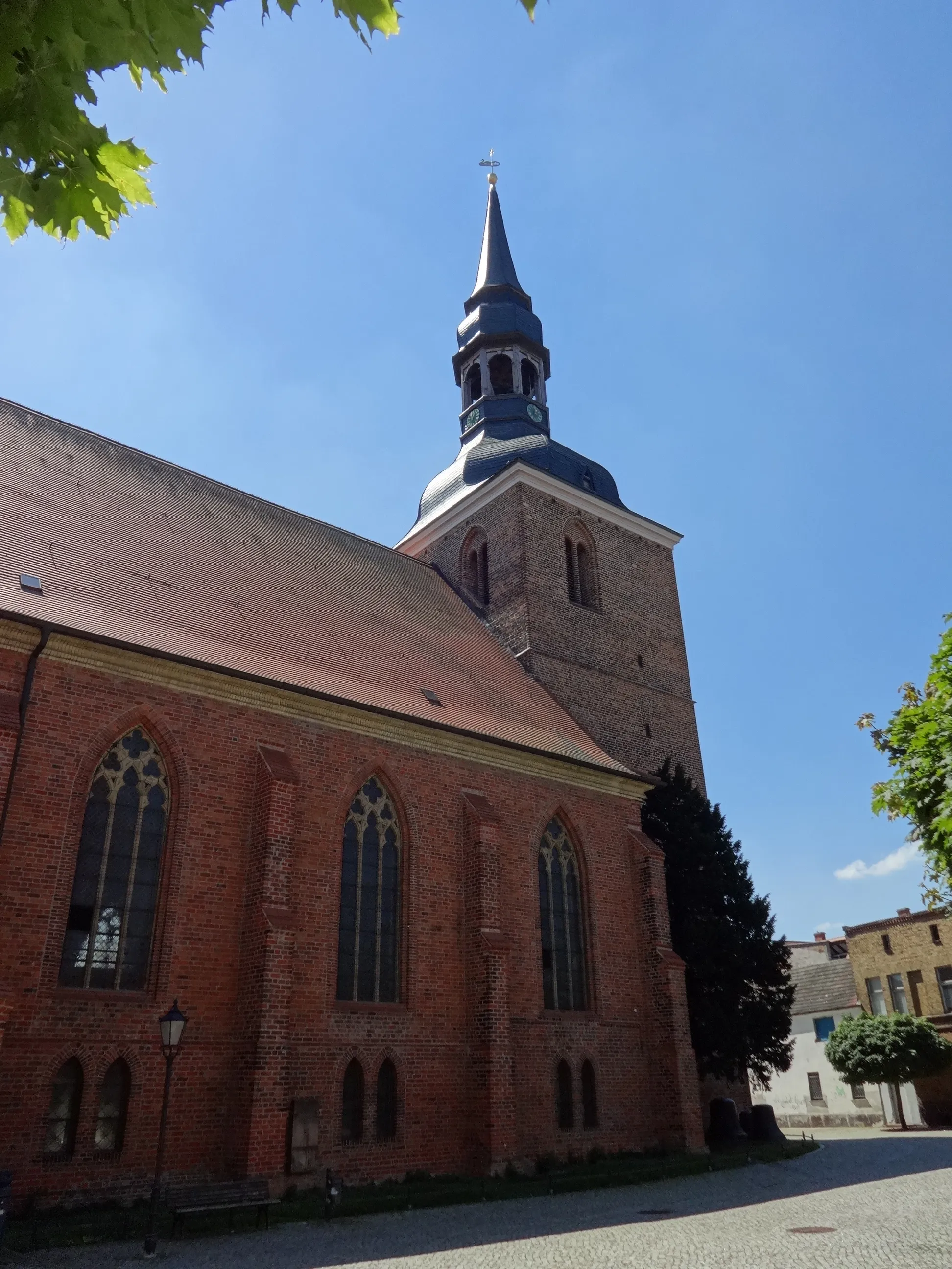 Photo showing: St. Jacobi, evangelische Stadtkirche in Nauen, Havelland, Brandenburg