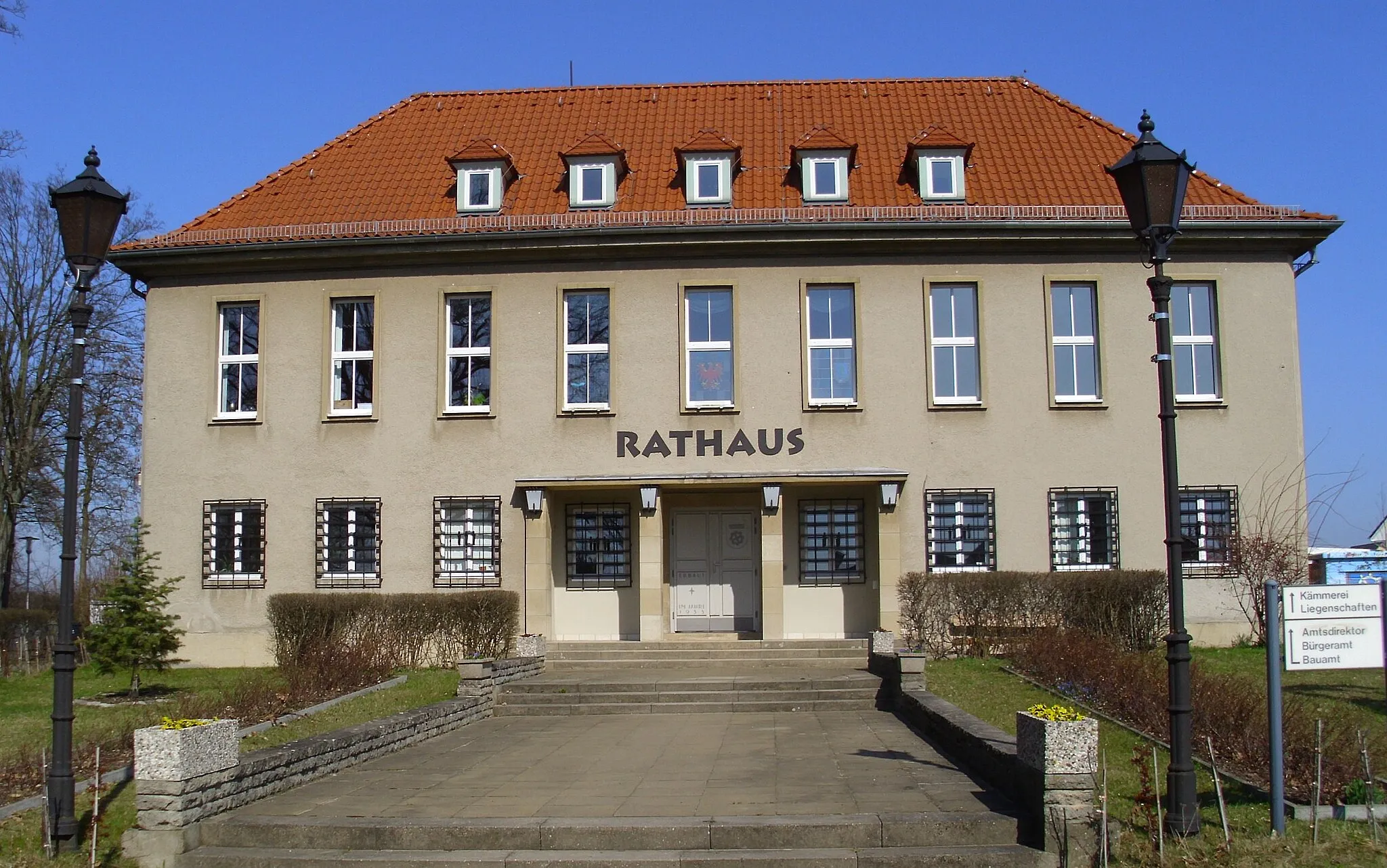 Photo showing: Town hall of the village Mühlenbeck