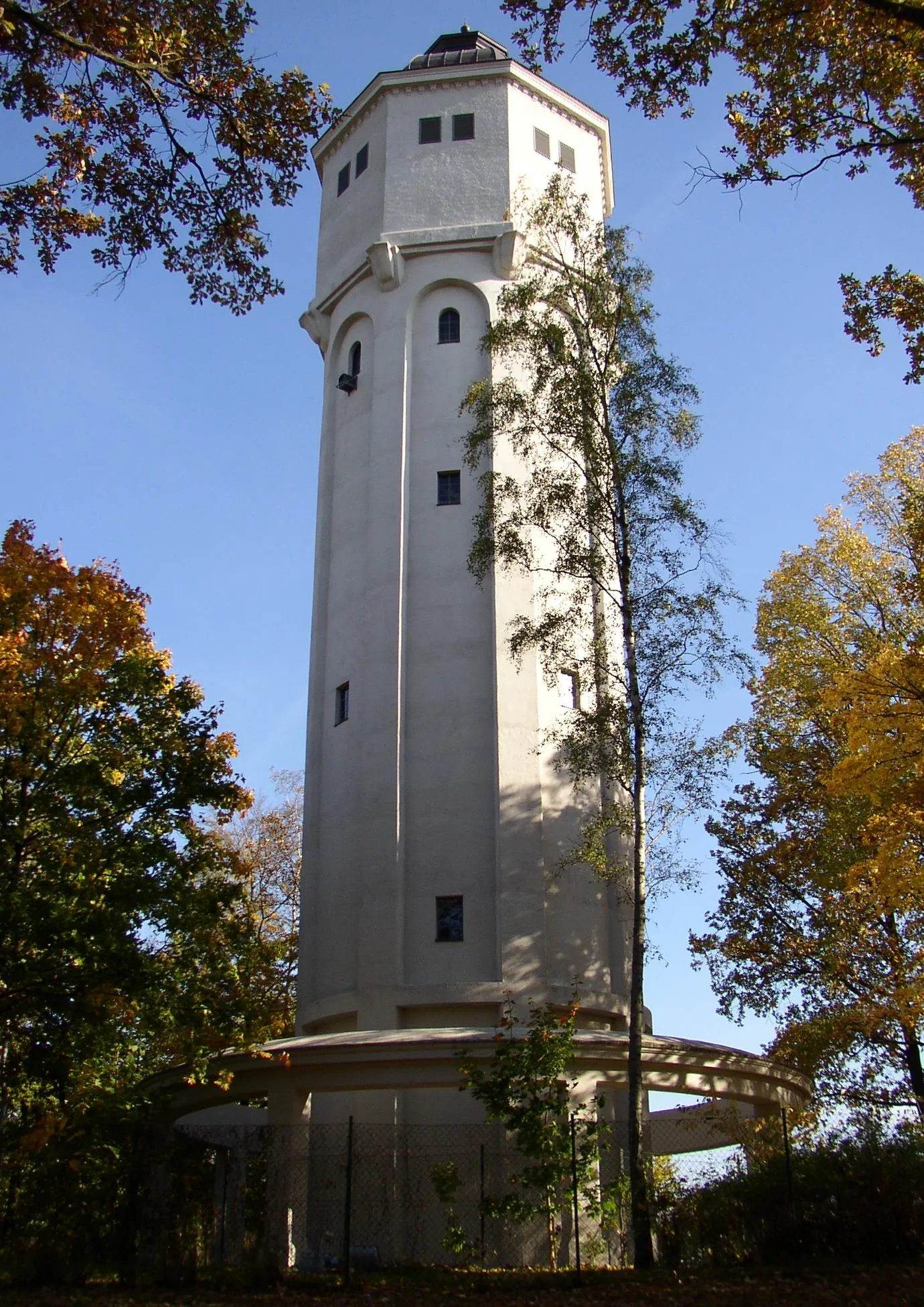 Photo showing: Water tower in Hohen Neuendorf in Brandenburg, Germany