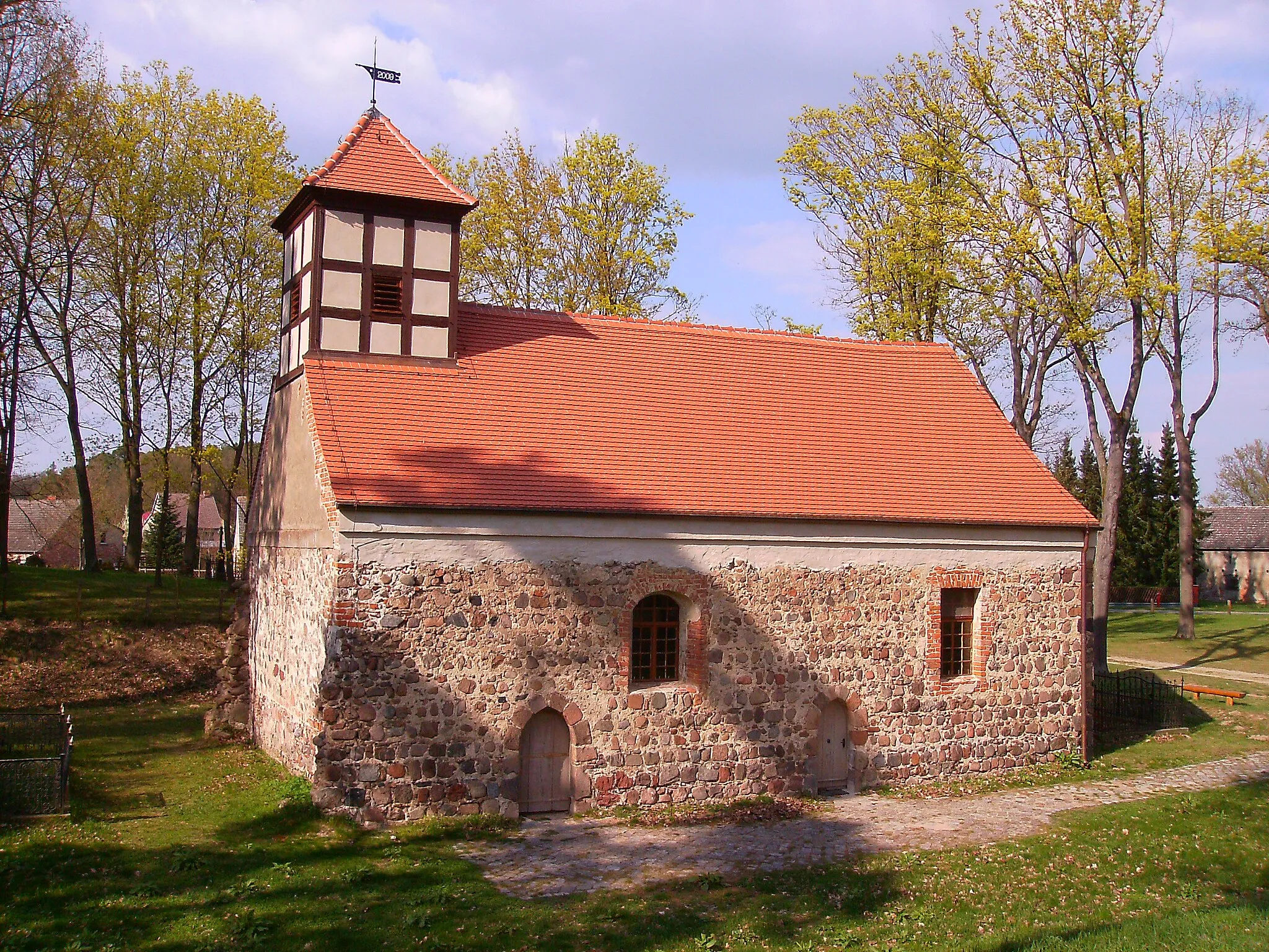 Photo showing: Church Dahmsdorf in county Brandenburg / Germany.
