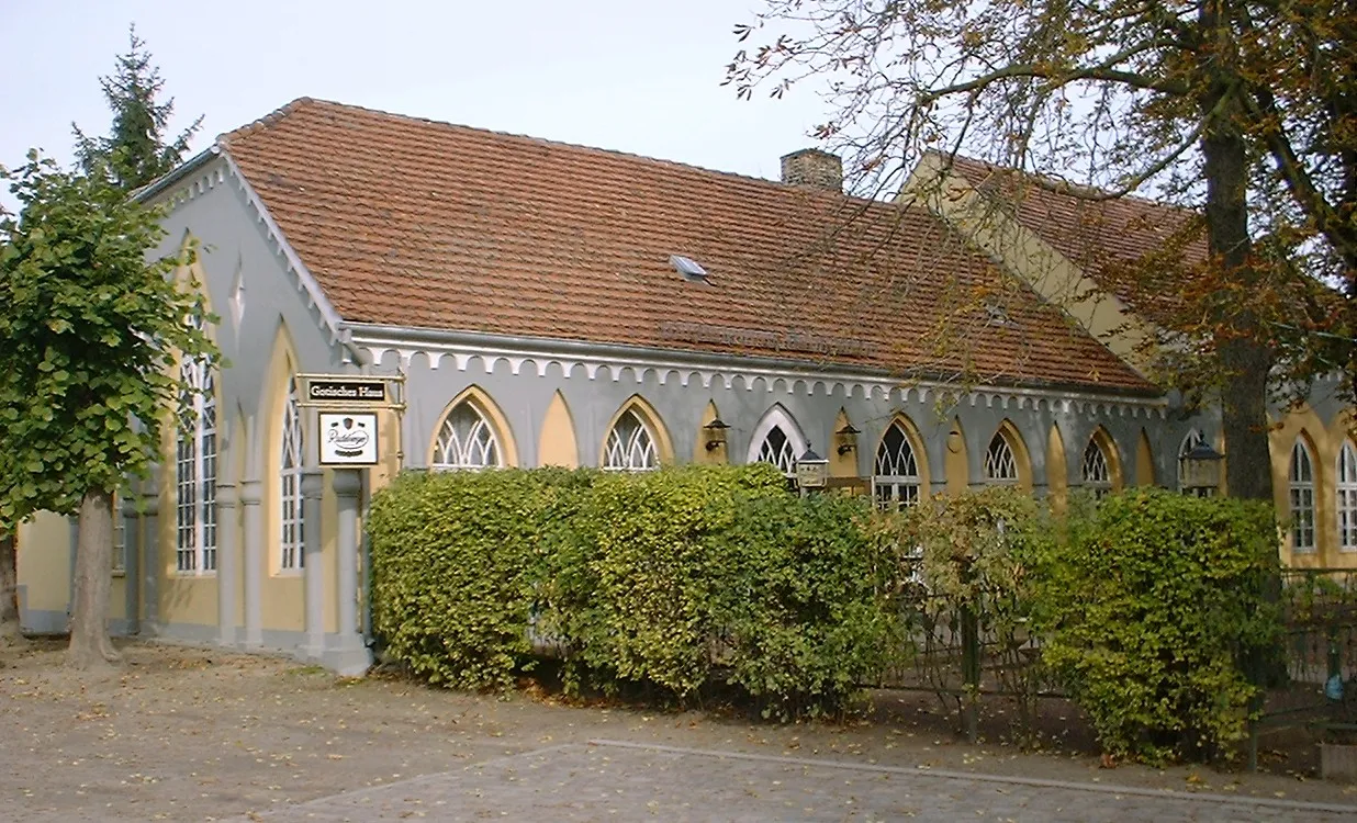 Photo showing: Gothic house (by David Gilly) in Paretz, Brandenburg, Germany