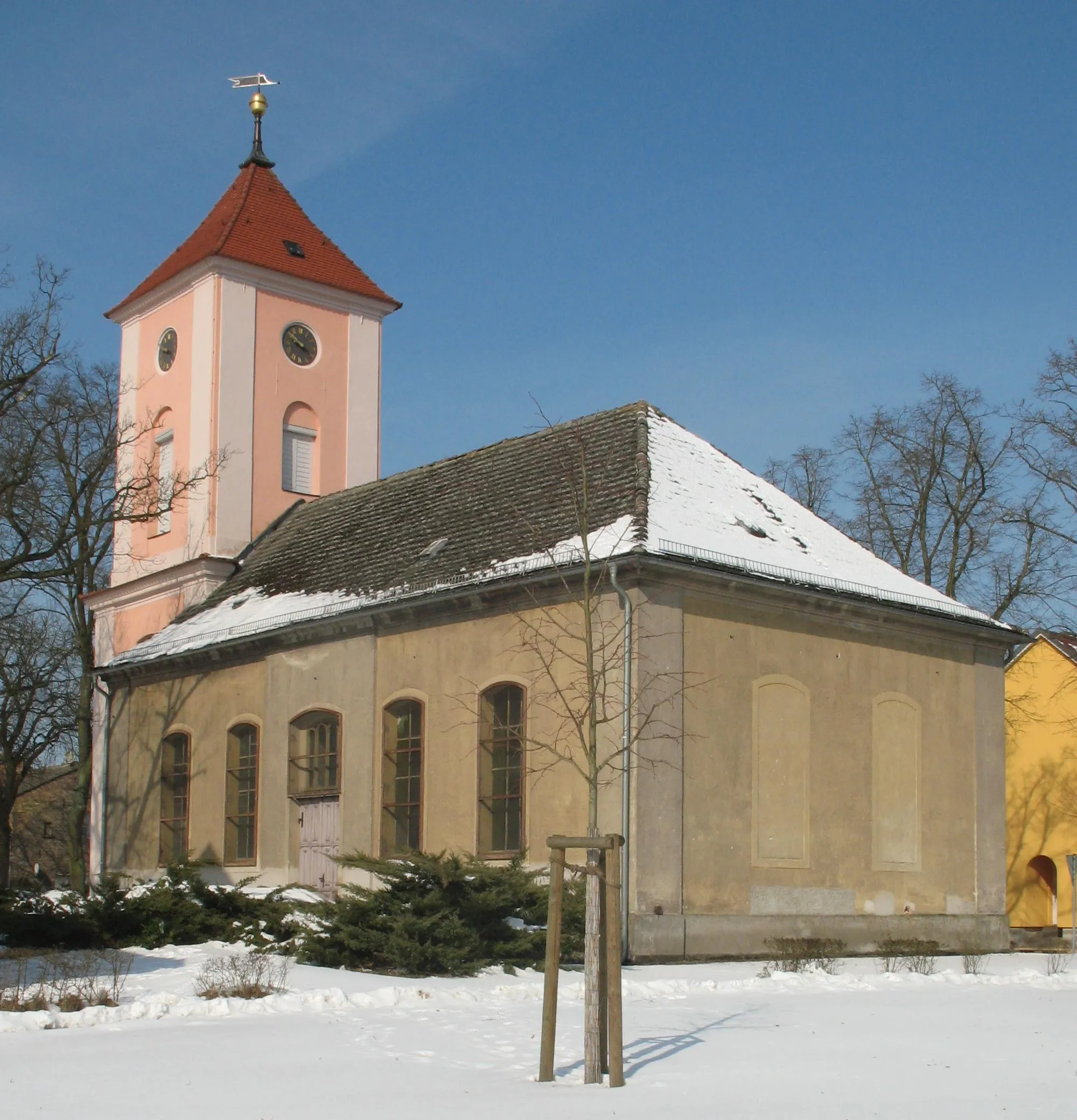 Photo showing: Church in Nassenheide (municipality Löwenberger Land) in Brandenburg, Germany