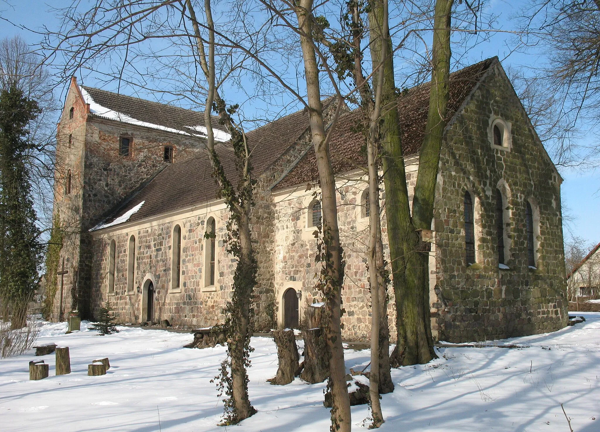 Photo showing: Church in Löwenberg (municipality Löwenberger Land) in Brandenburg, Germany