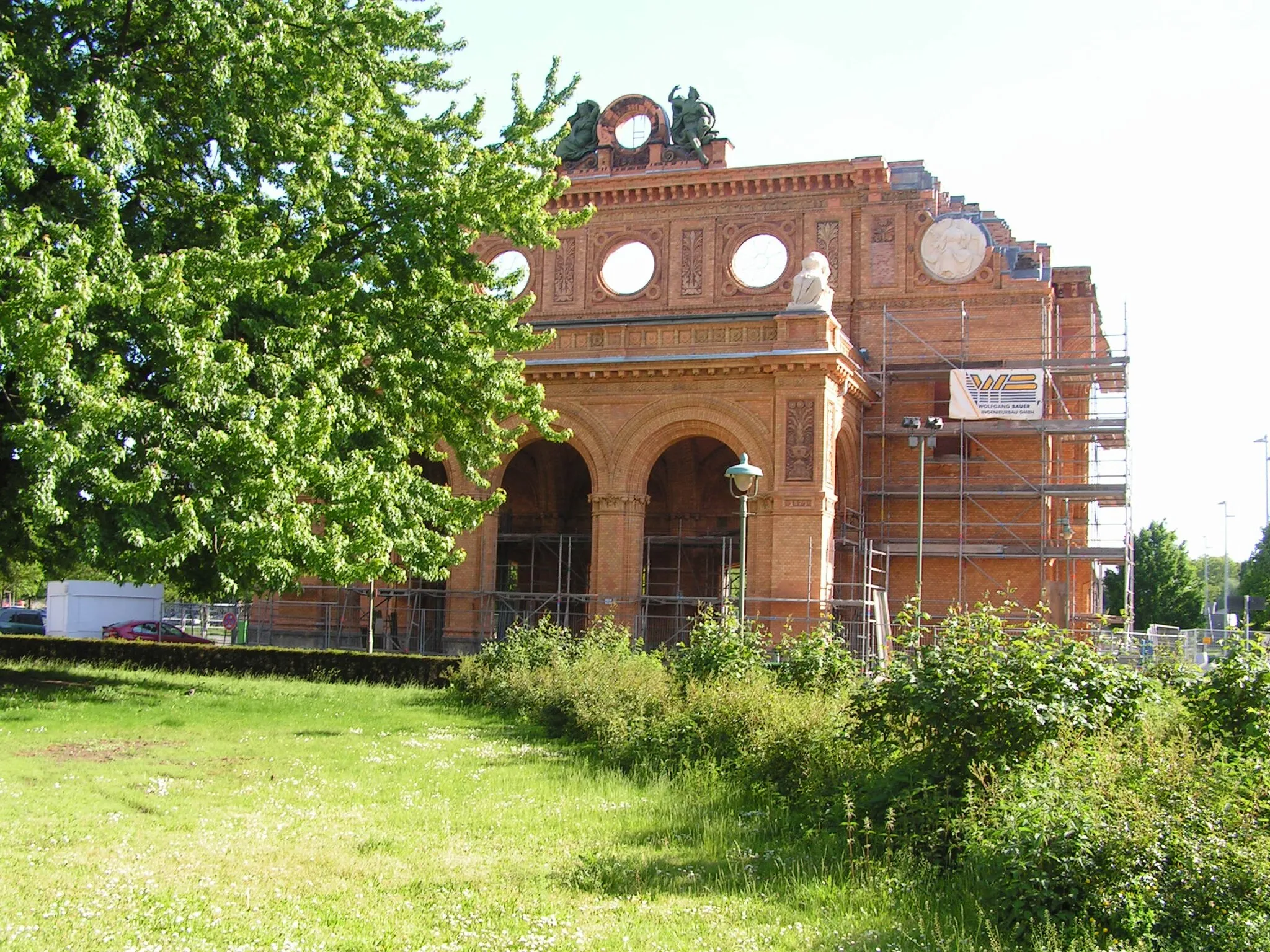 Photo showing: Portikus des Anhalter Bahnhofs, Askanischer Platz 6–7