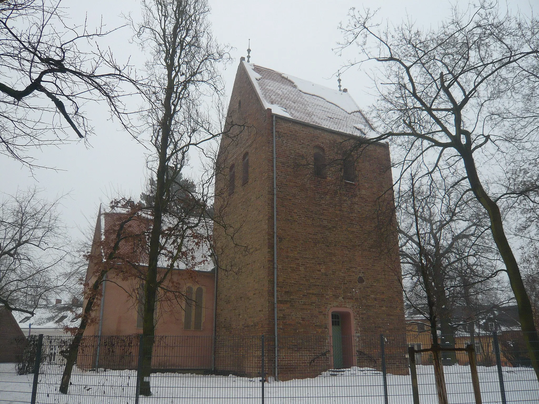 Photo showing: ev. Kirche in Falkensee, Dorfkirche Seegefeld in der Bahnhofstraße