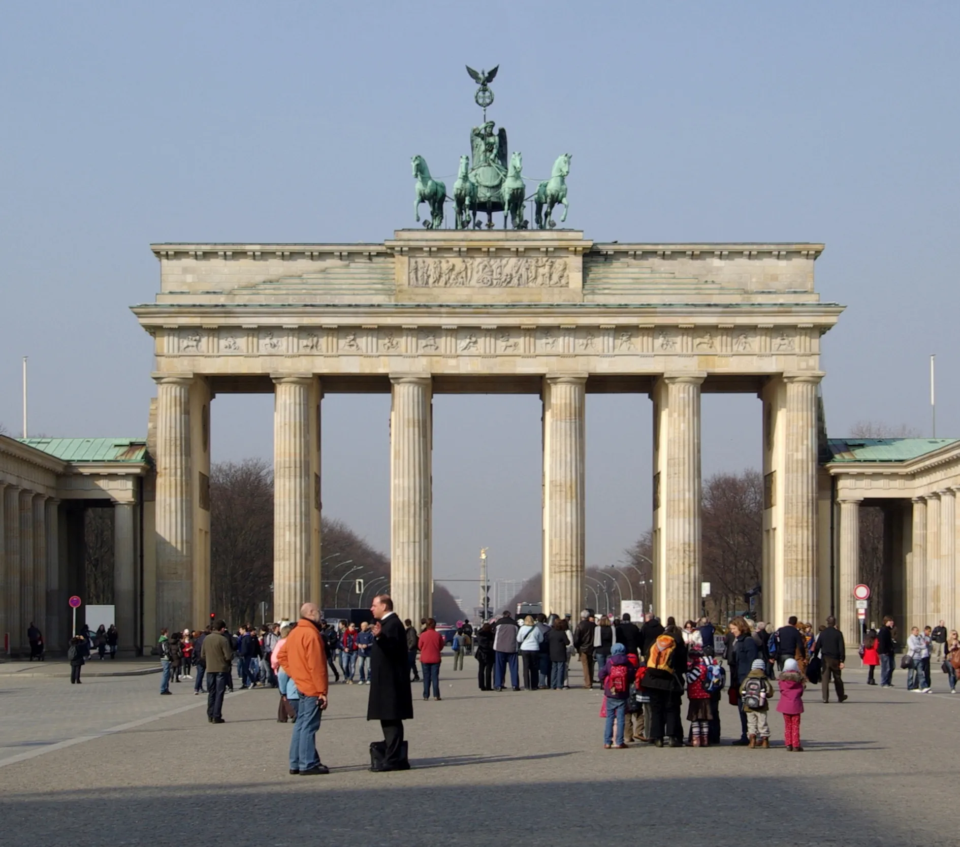 Photo showing: Berlin, Brandenburg Gate, eastside