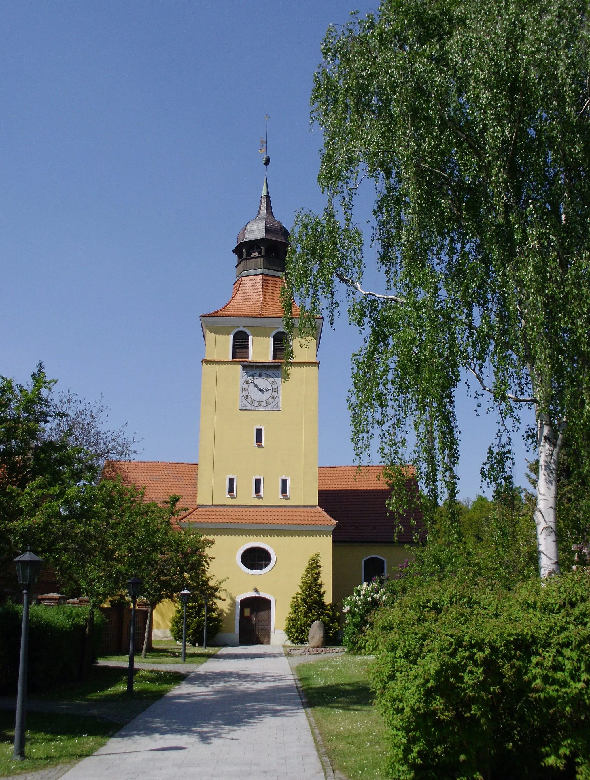Photo showing: Kirche Grünefeld, Ortsteil von Schönwalde-Glien, Brandenburg, Deutschland