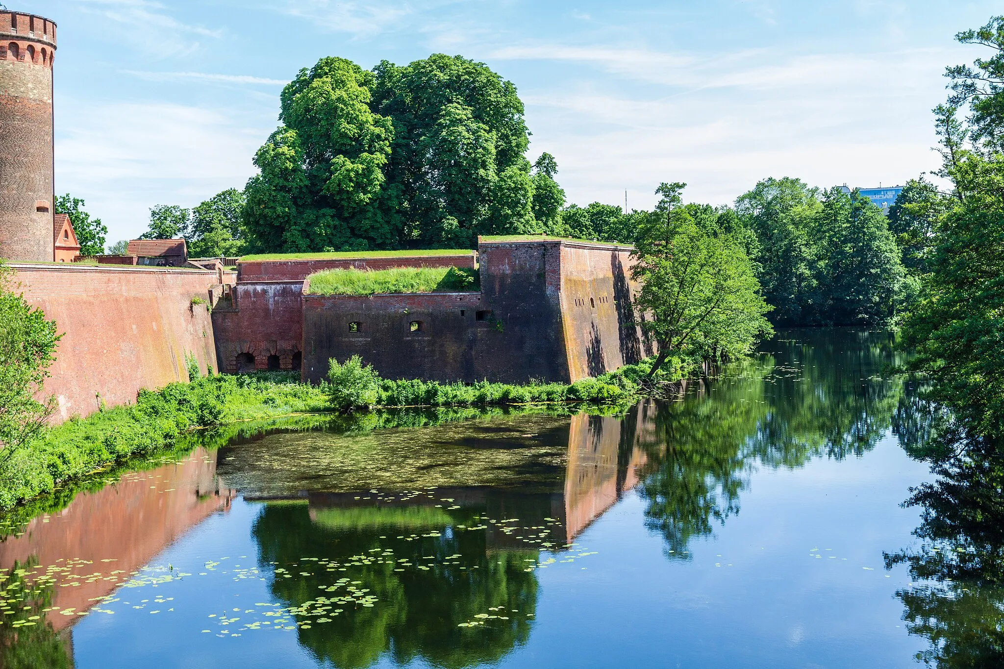 Photo showing: Bastion König und Festungsgraben der Zitadelle Spandau