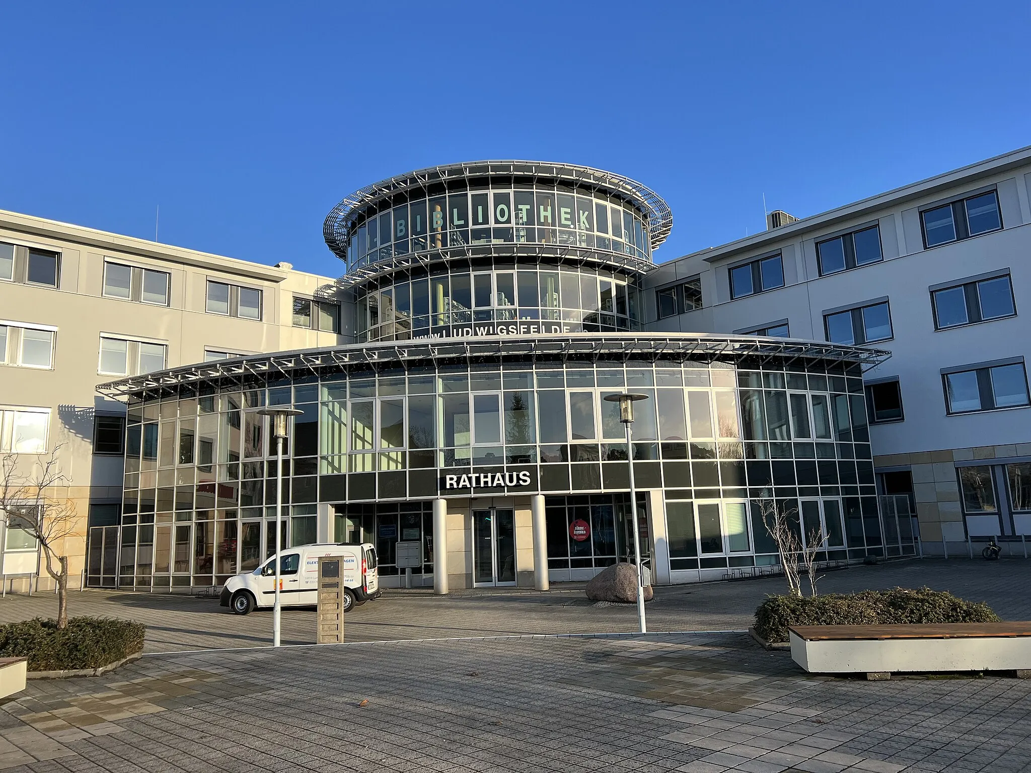 Photo showing: Rathaus in Ludwigsfelde, Landkreis Teltow-Fläming (Brandenburg)