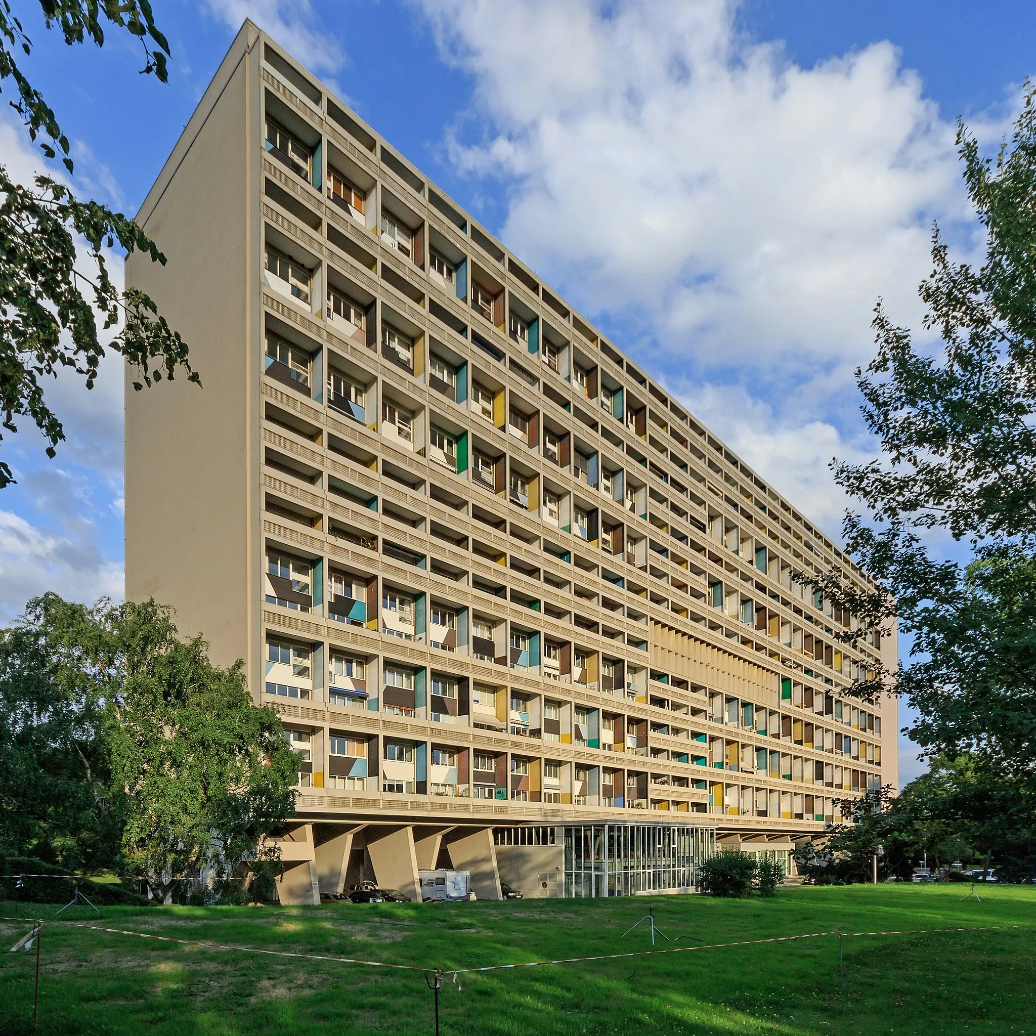 Photo showing: Le Corbusier's apartment house in Berlin (Germany)