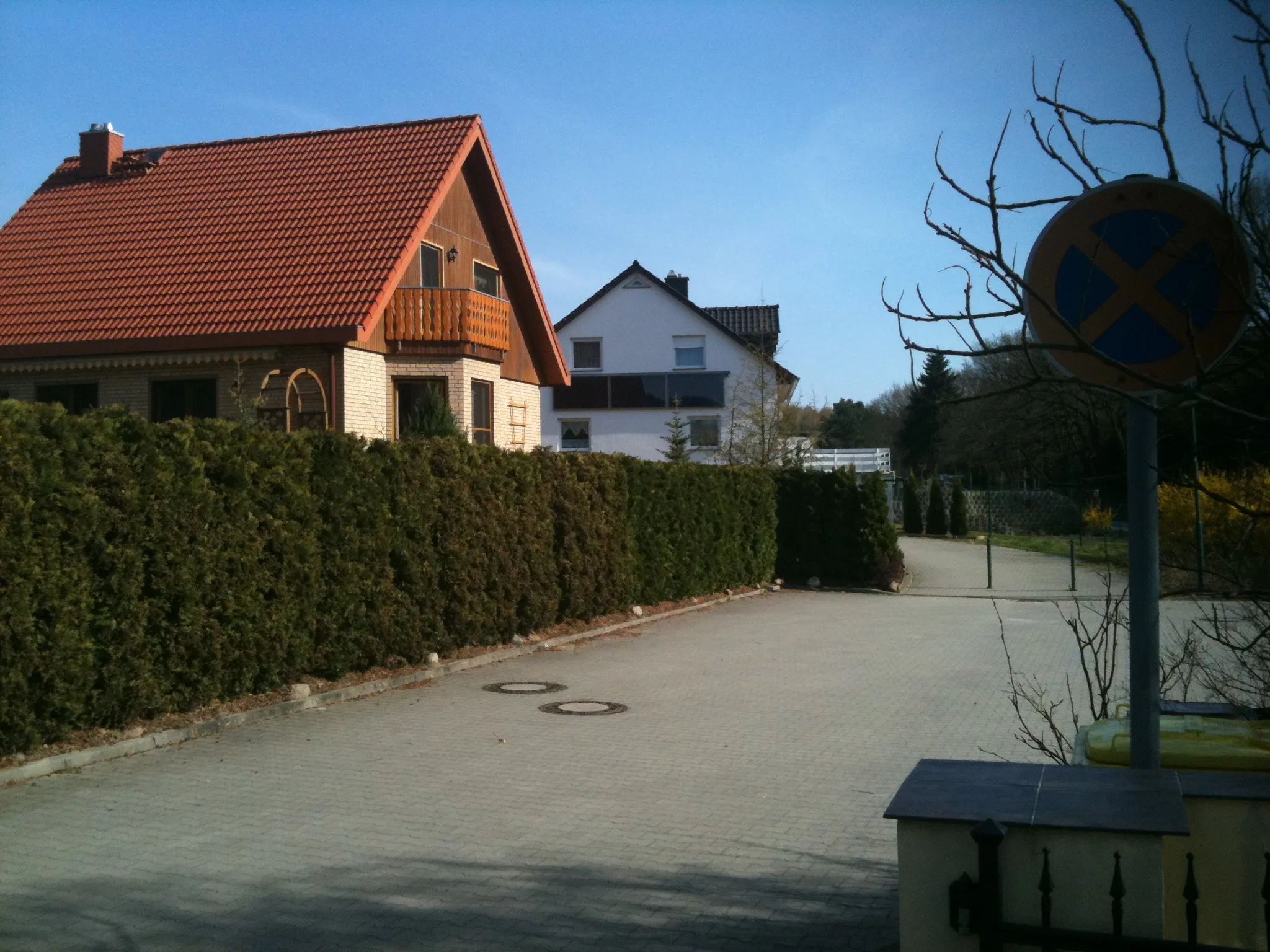 Photo showing: Wendeschleife, Igelweg, Markendorf