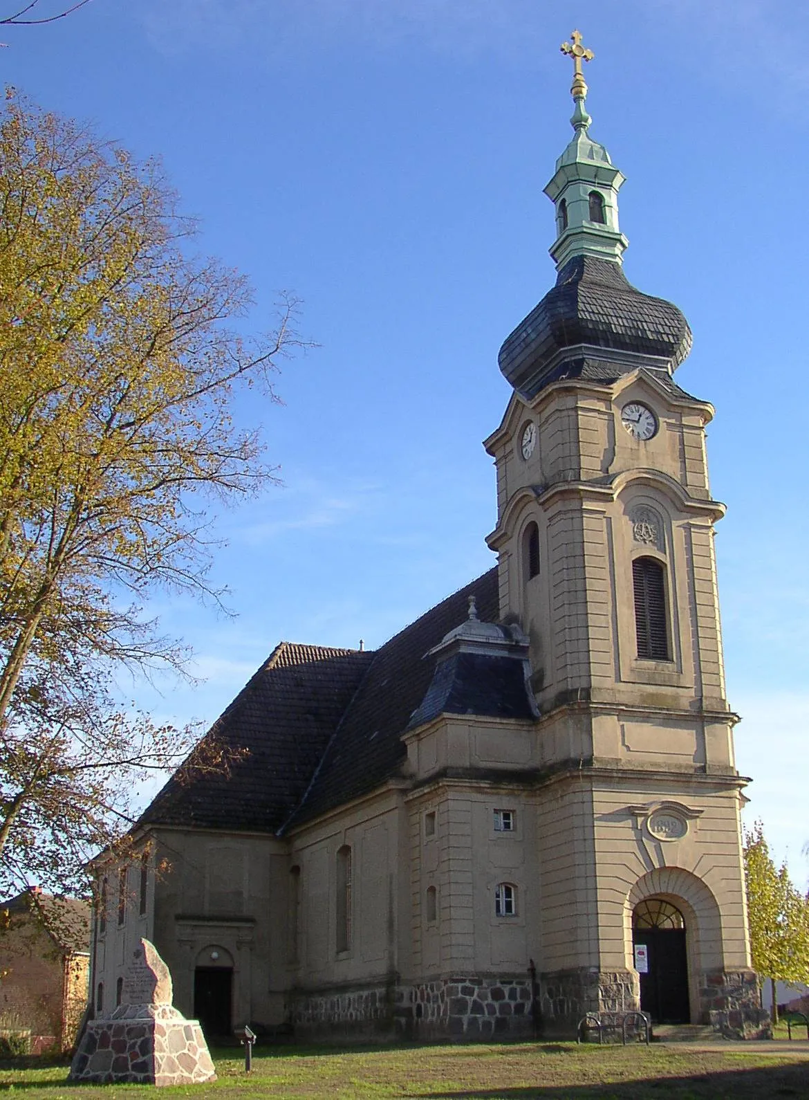 Photo showing: Church in Gransee-Meseberg, Brandenburg, Germany