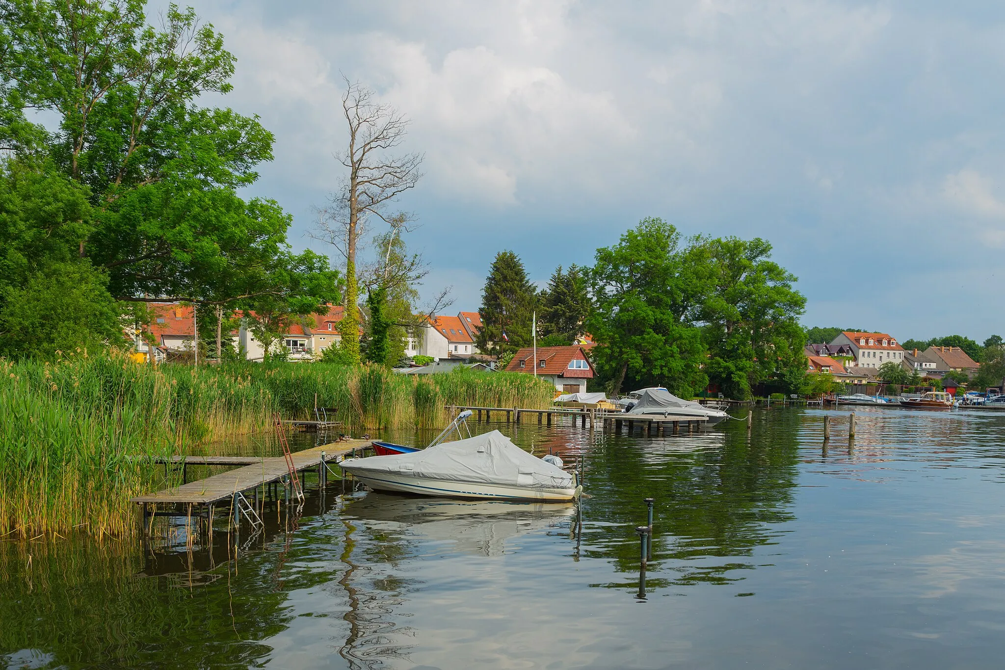 Photo showing: Lake Teupitz (Teupitzer See) at Teupitz, Landkreis Dahme-Spreewald, Brandenburg, Germany.