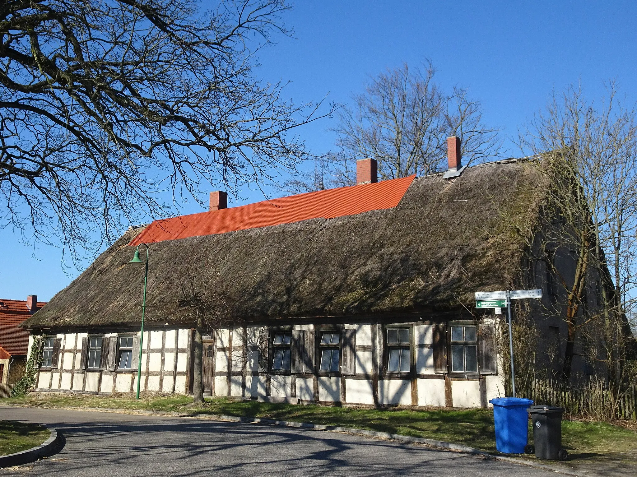 Photo showing: Denkmalgeschütztes Pfarrhaus in Görne (Gemeinde Kleßen-Görne).