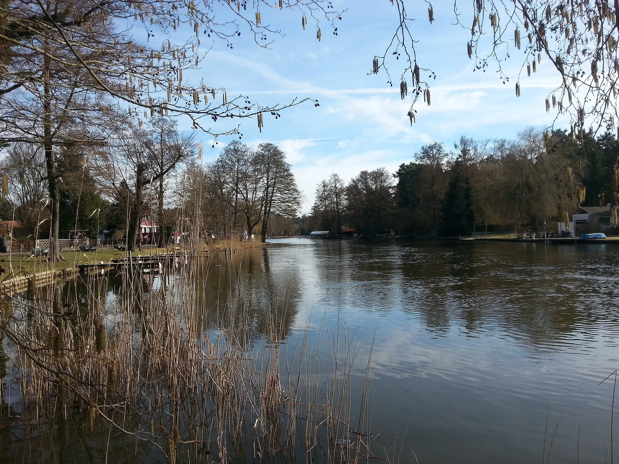 Photo showing: Die Dahme zwischen Dolgenbrodt und Friedrichsbauhof.