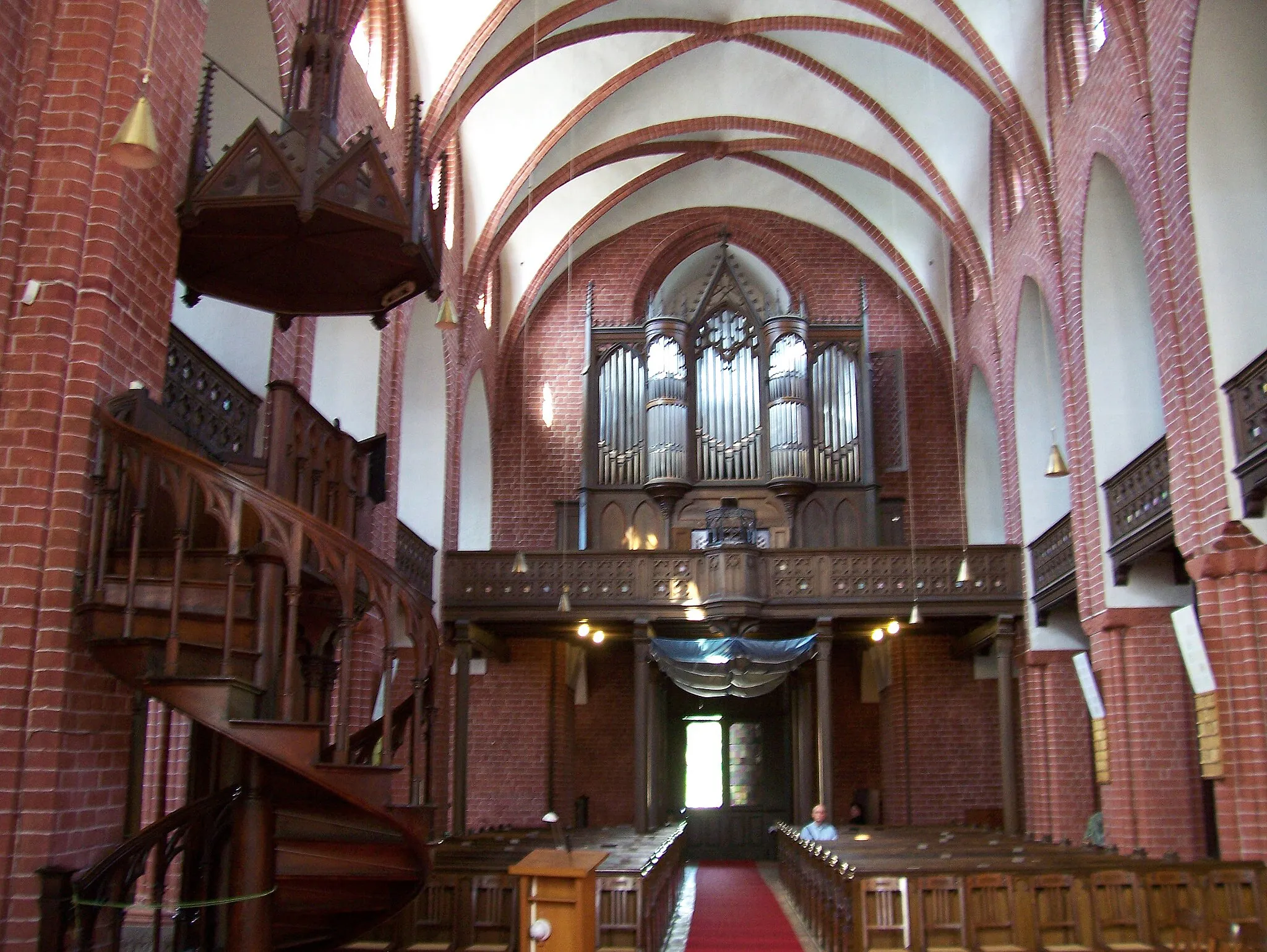 Photo showing: Blick ins Innere der Maria-Magdalenen-Kirche in Eberswalde, Brandenburg