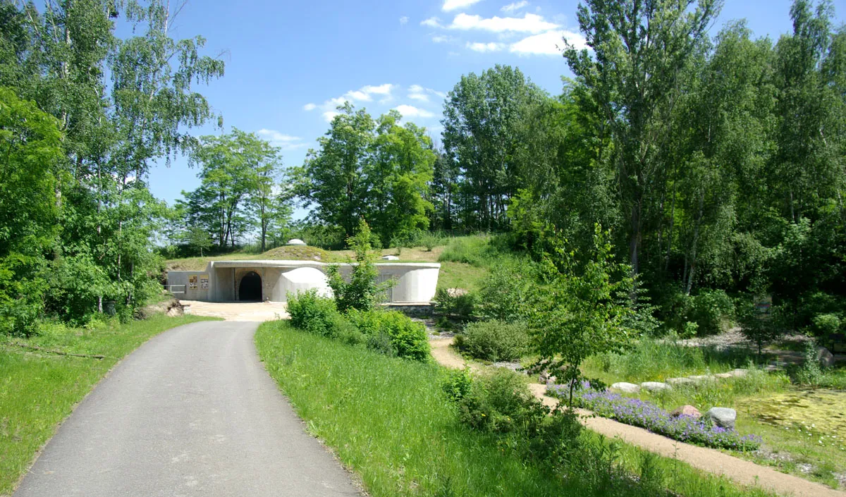 Photo showing: Village of Klinge - Museum Zeitsprung, Brandenburg, Germany