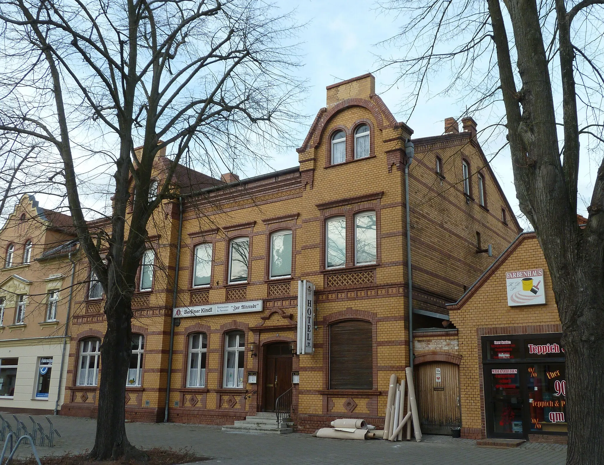 Photo showing: Großräschen, denkmalgeschütztes Hotel Rudolf-Breitscheid-Str 10