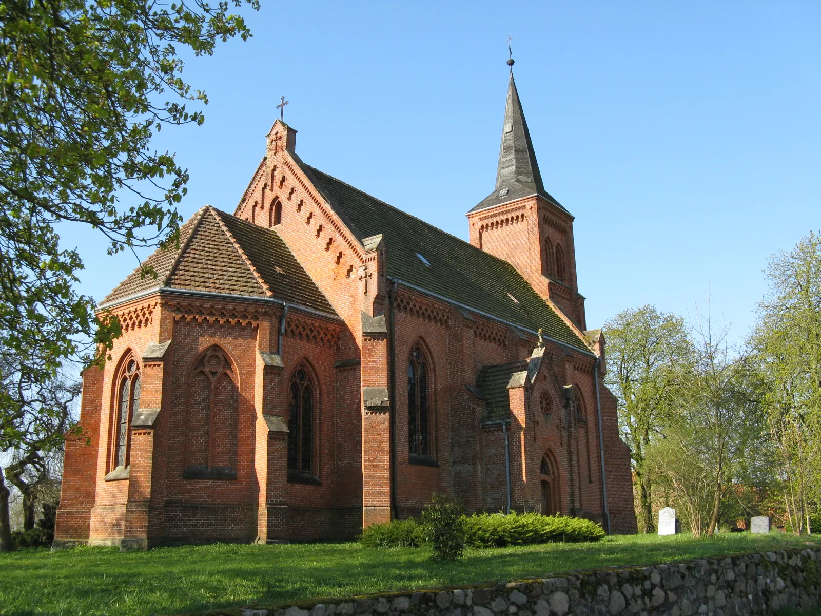 Photo showing: Church in Granzin, Mecklenburg-Vorpommern, Germany