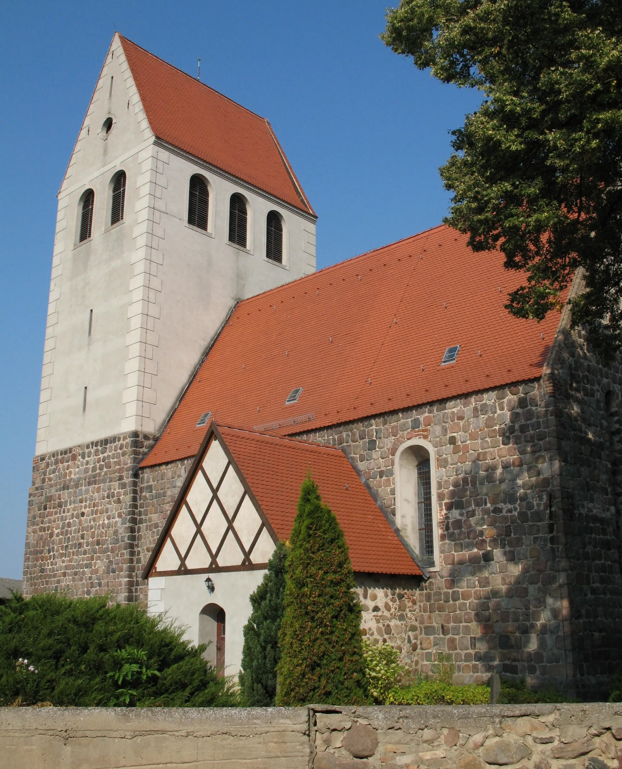 Photo showing: Church in Uckerfelde-Bietikow in Brandenburg, Germany