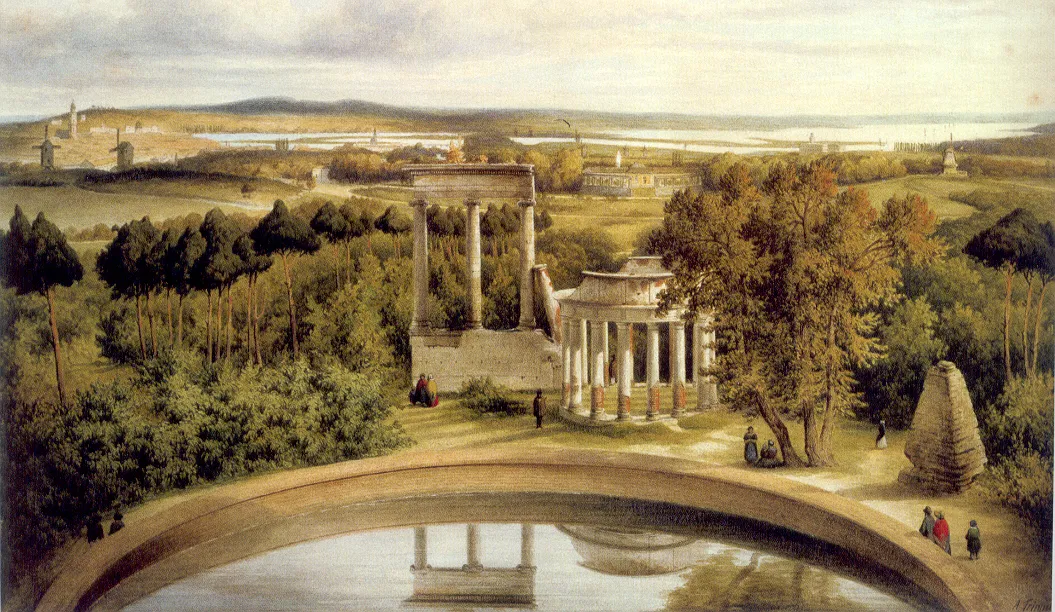 Photo showing: View from Mount of Ruins to Potsdam