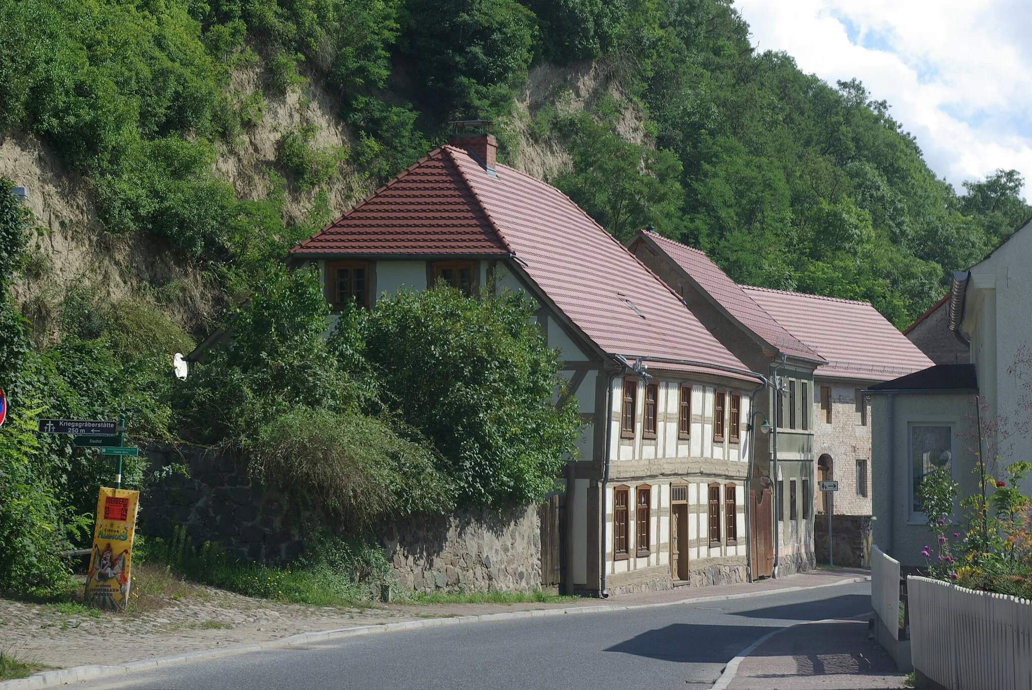 Photo showing: Oderberg in Brandenburg. Das Haus in der Berliner Straße 50 steht unter Denkmalschutz.