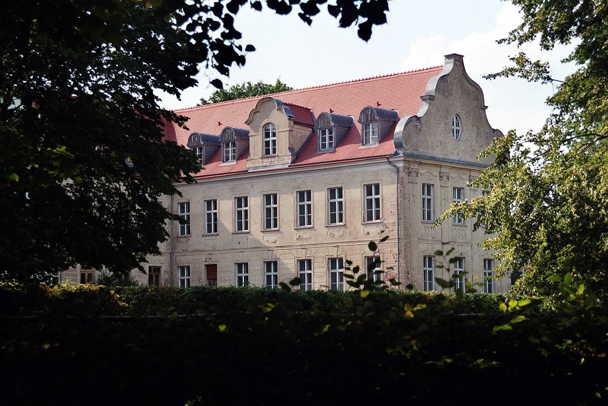 Photo showing: Fürstenberg/Havel, partial view of the palace