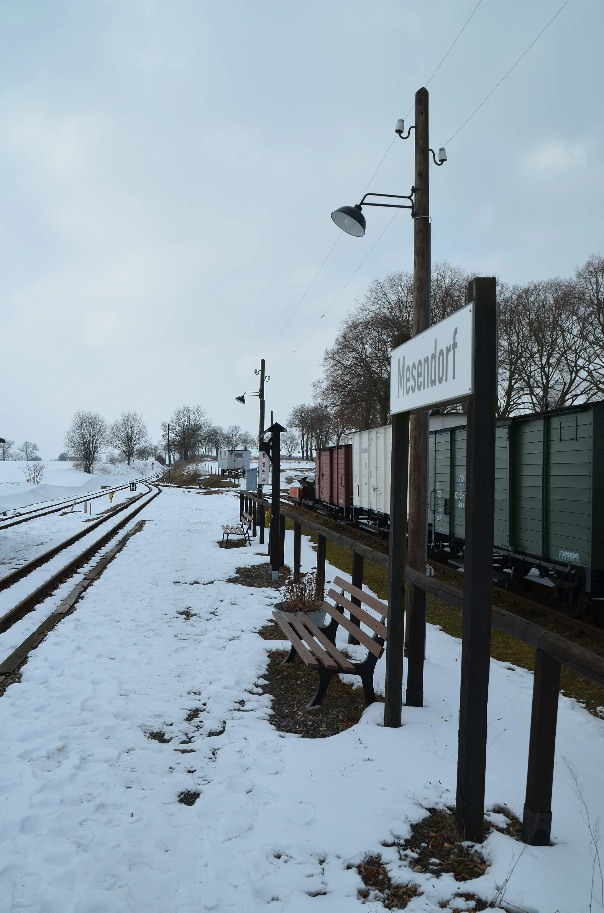 Photo showing: Bahnsteig Mesendorf